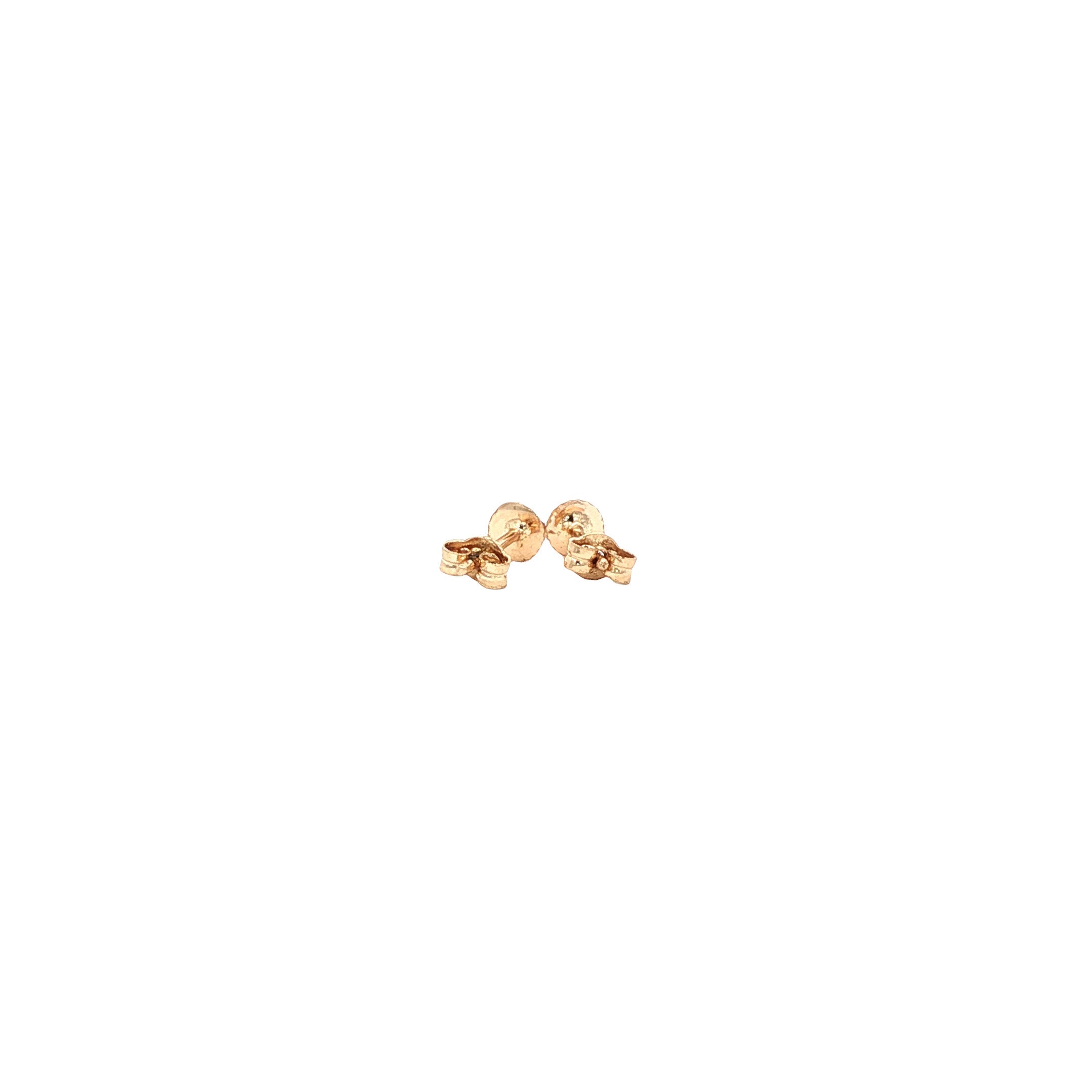 14 kt gold fantasy stud earrings