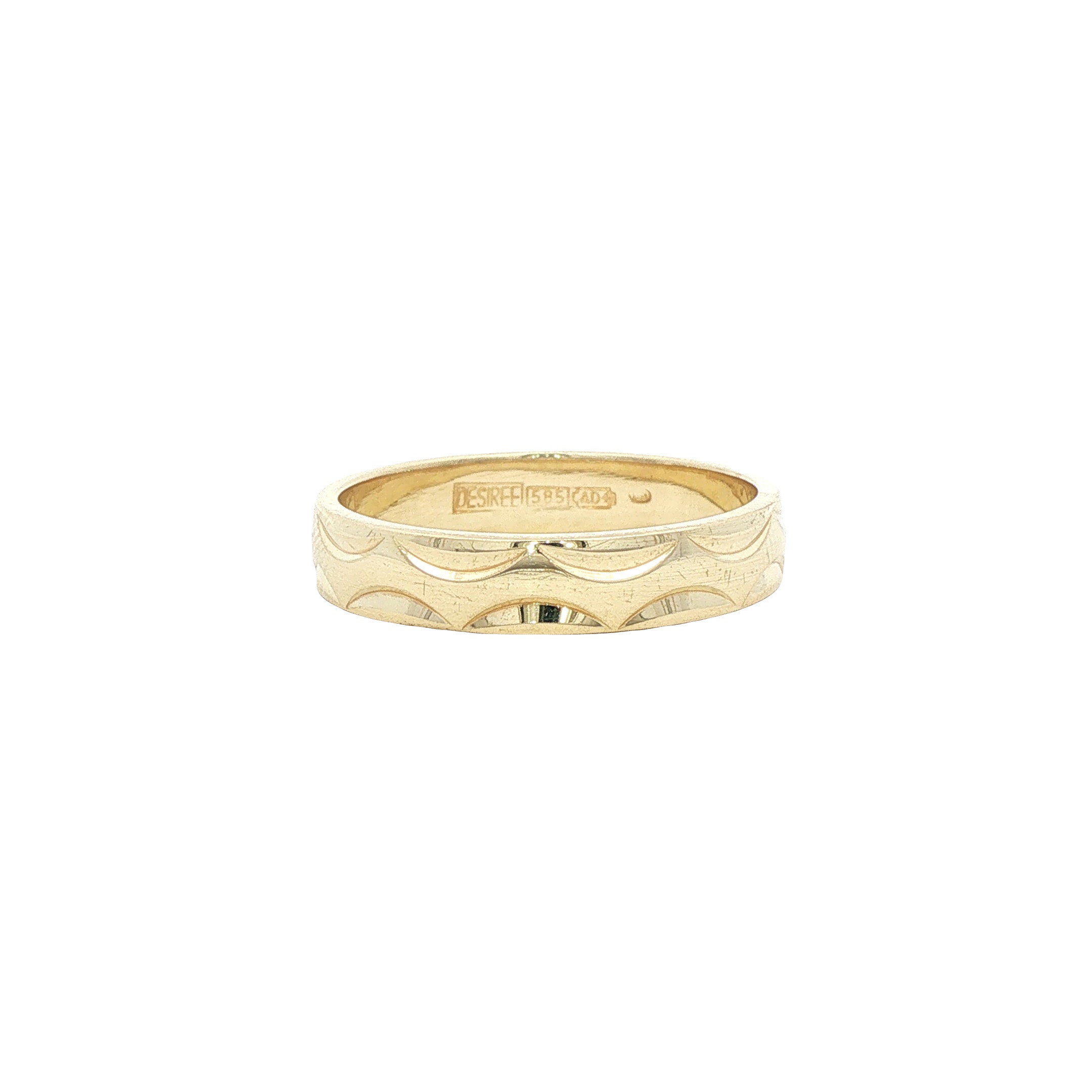 Vintage gold fantasy ring, 14 kt