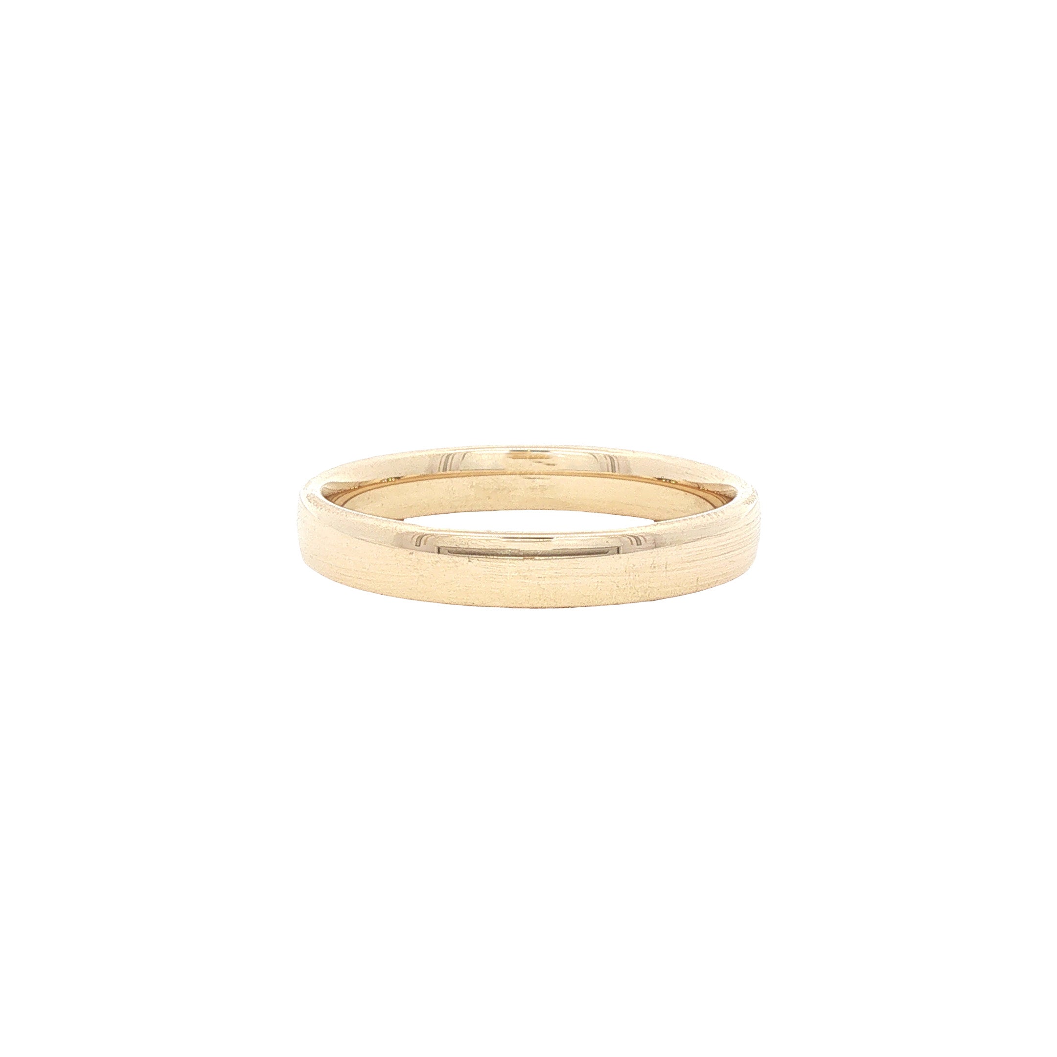 Vintage smooth gold ring 14 kt