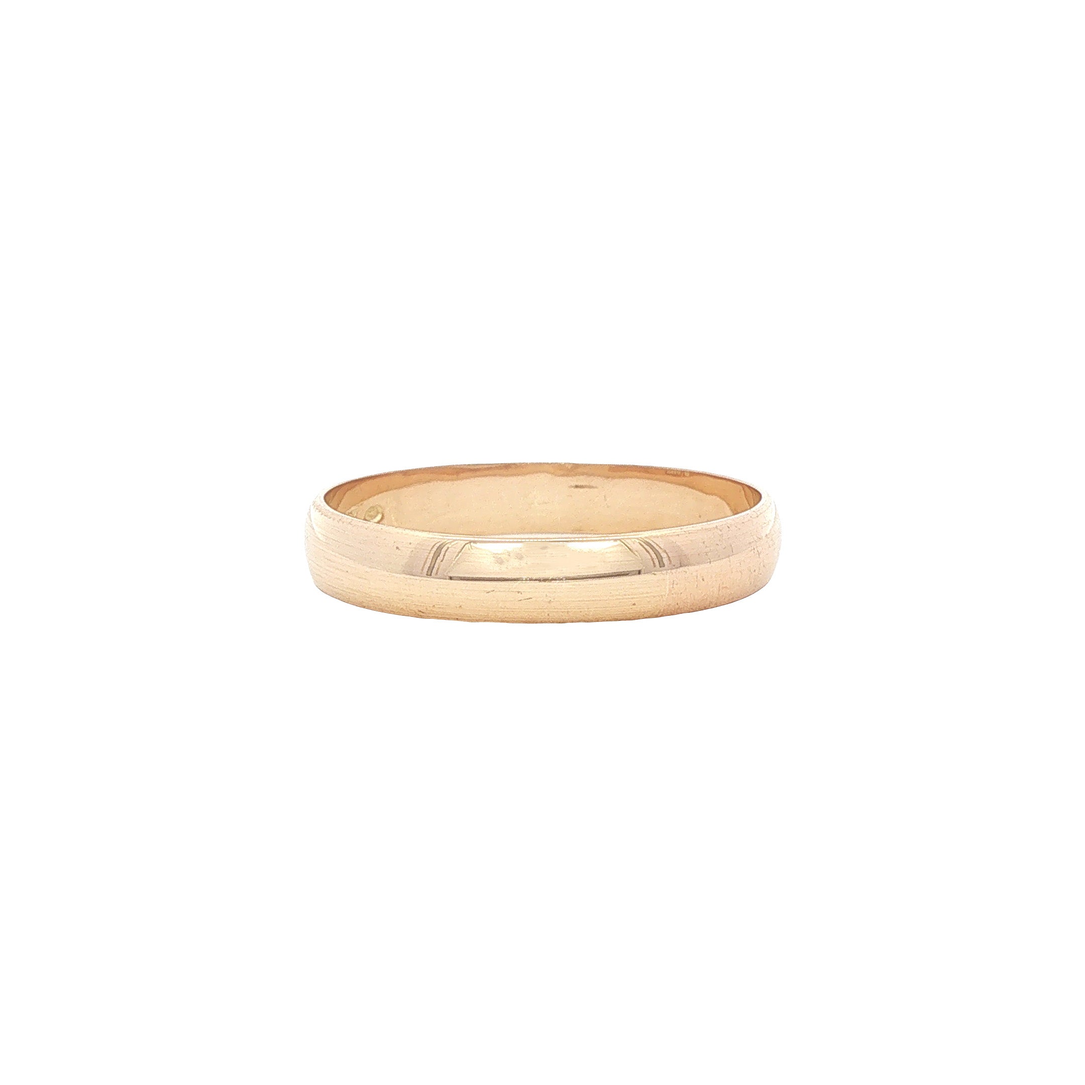 Vintage smooth 14 kt gold ring