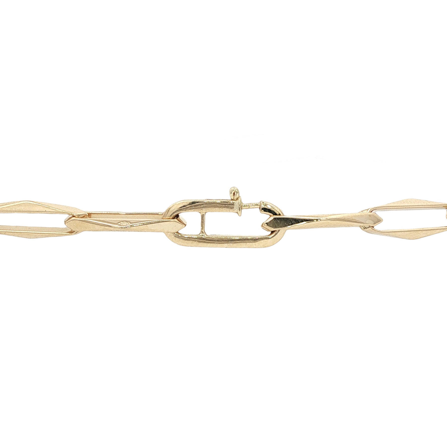 Gold closed forever bracelet 14 kt