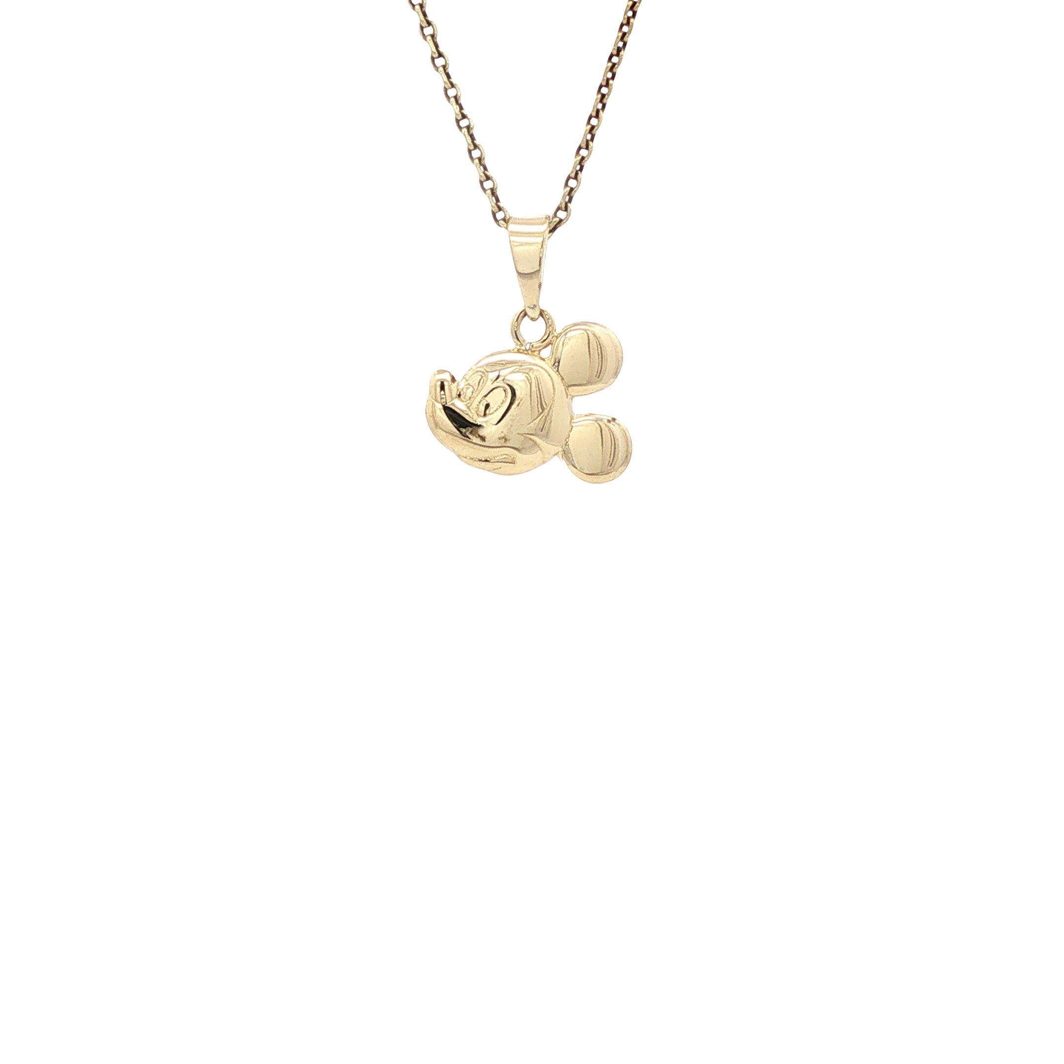 Gouden vintage Mickey Mouse hanger 14 kt