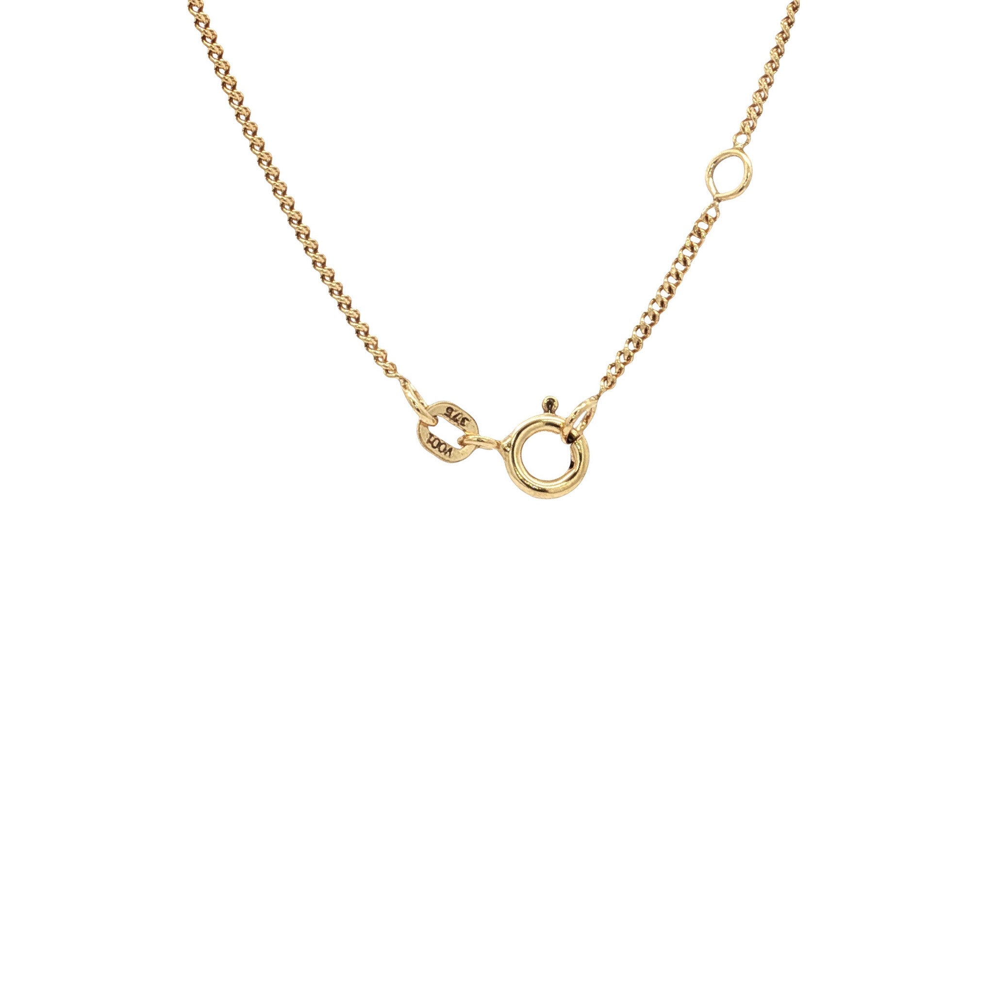 Gourmet necklace 9 kt