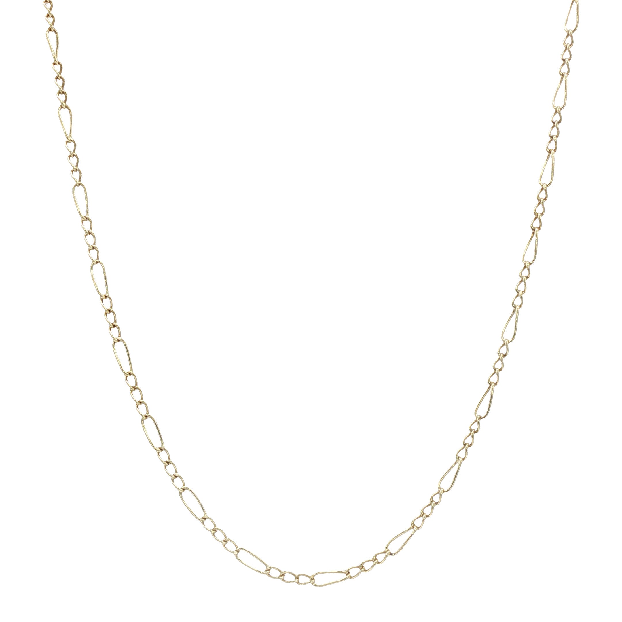 Vintage 14 kt gold Figaro necklace