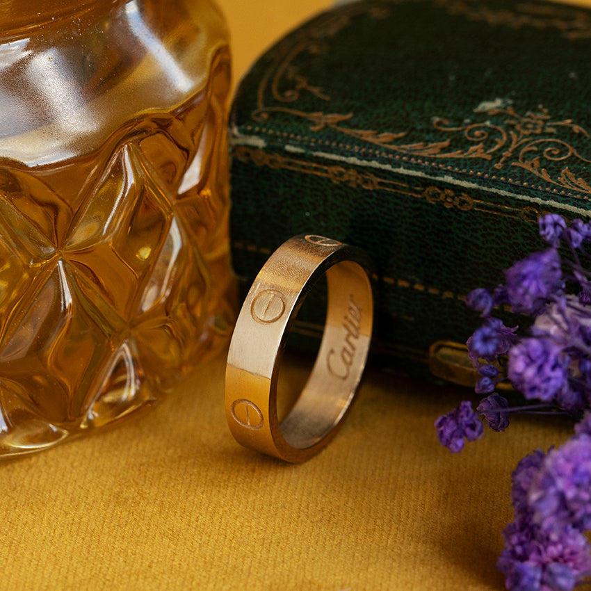 Vintage Cartier LOVE ring, classic model, 18 kt