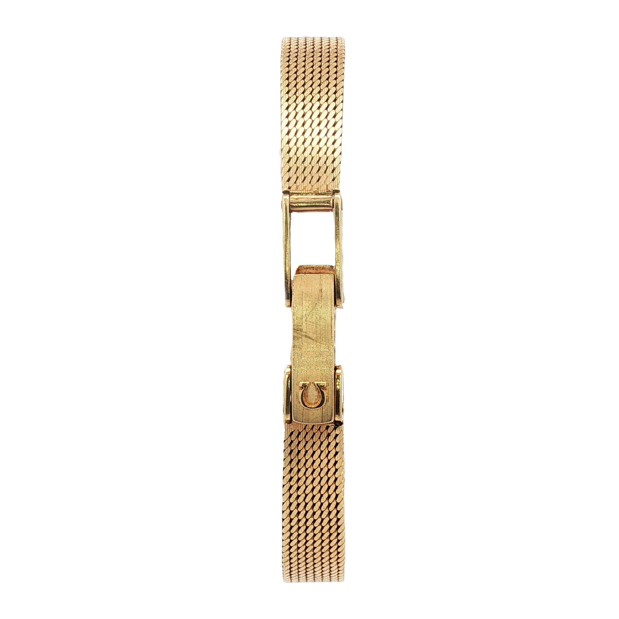 Gouden vintage Omega Genève horloge 14 kt