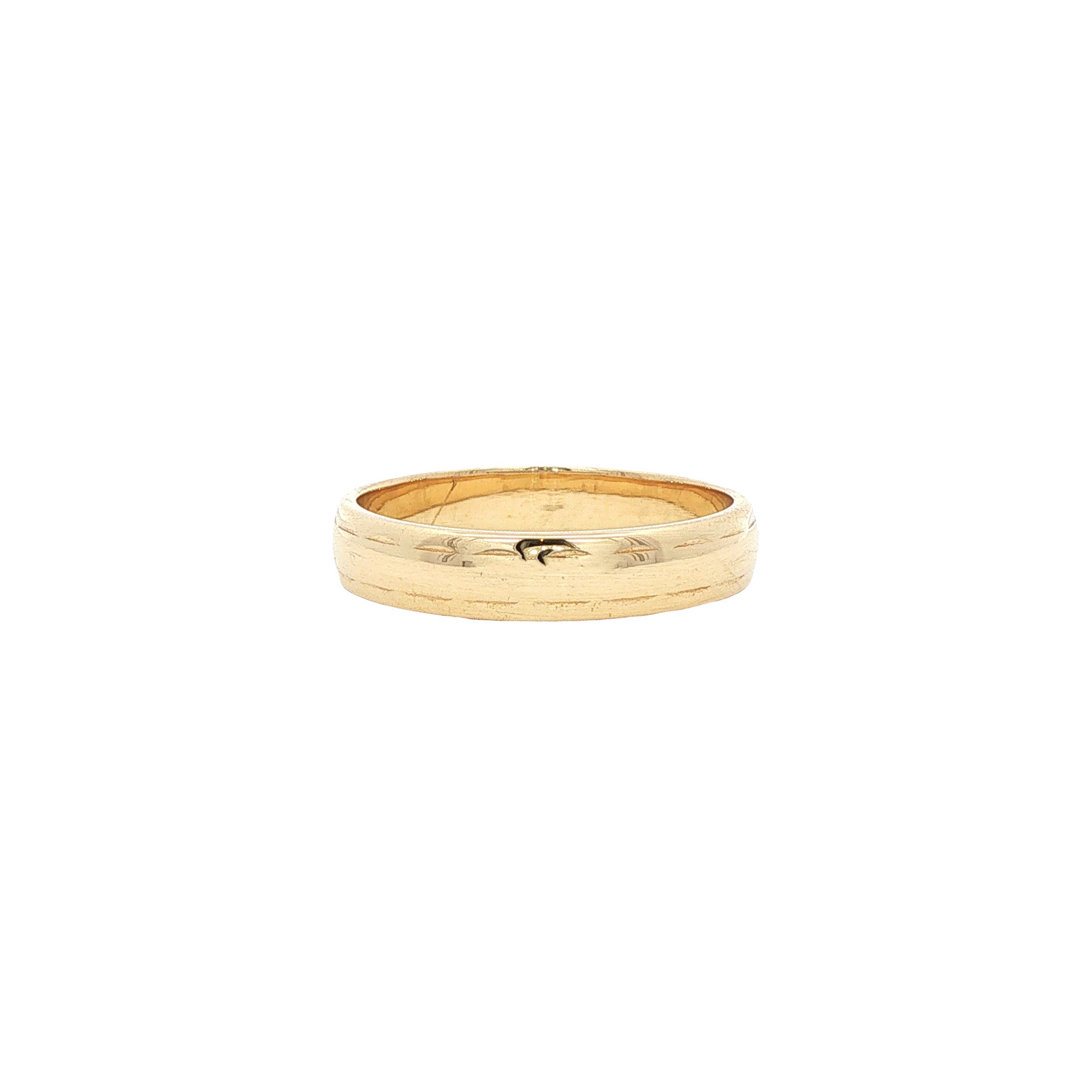 Gouden vintage fantasie ring 14 kt