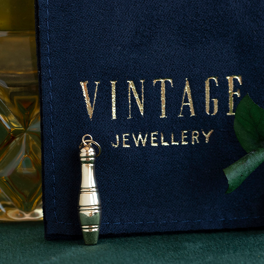 Gouden vintage ster hanger 14 kt