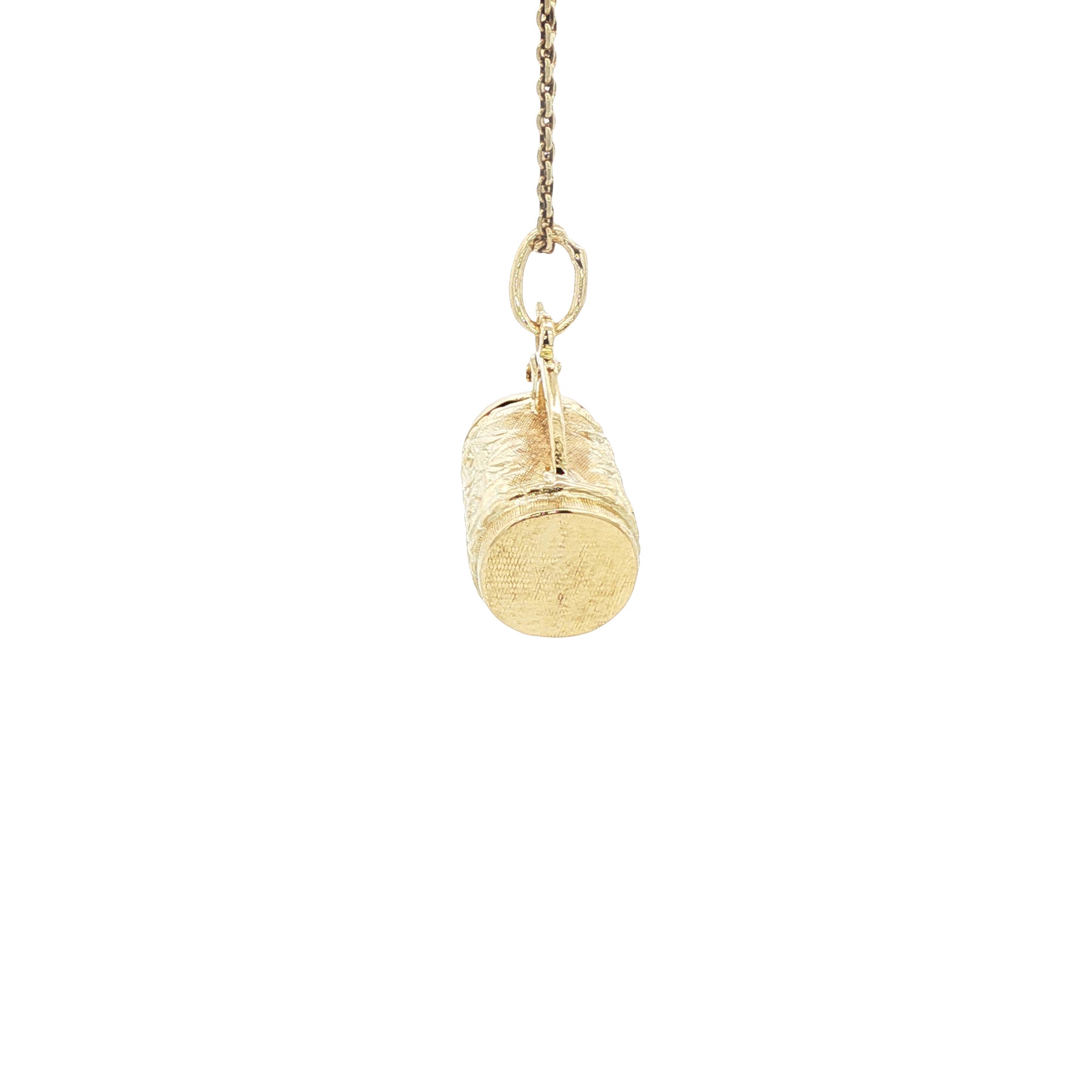 Gouden vintage Beierse bierpul hanger 14 kt