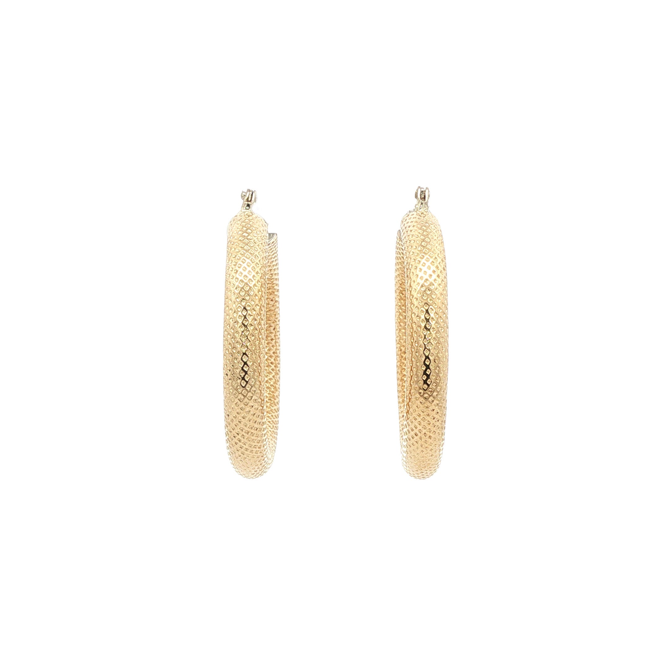 Gold fantasy earrings 14 kt