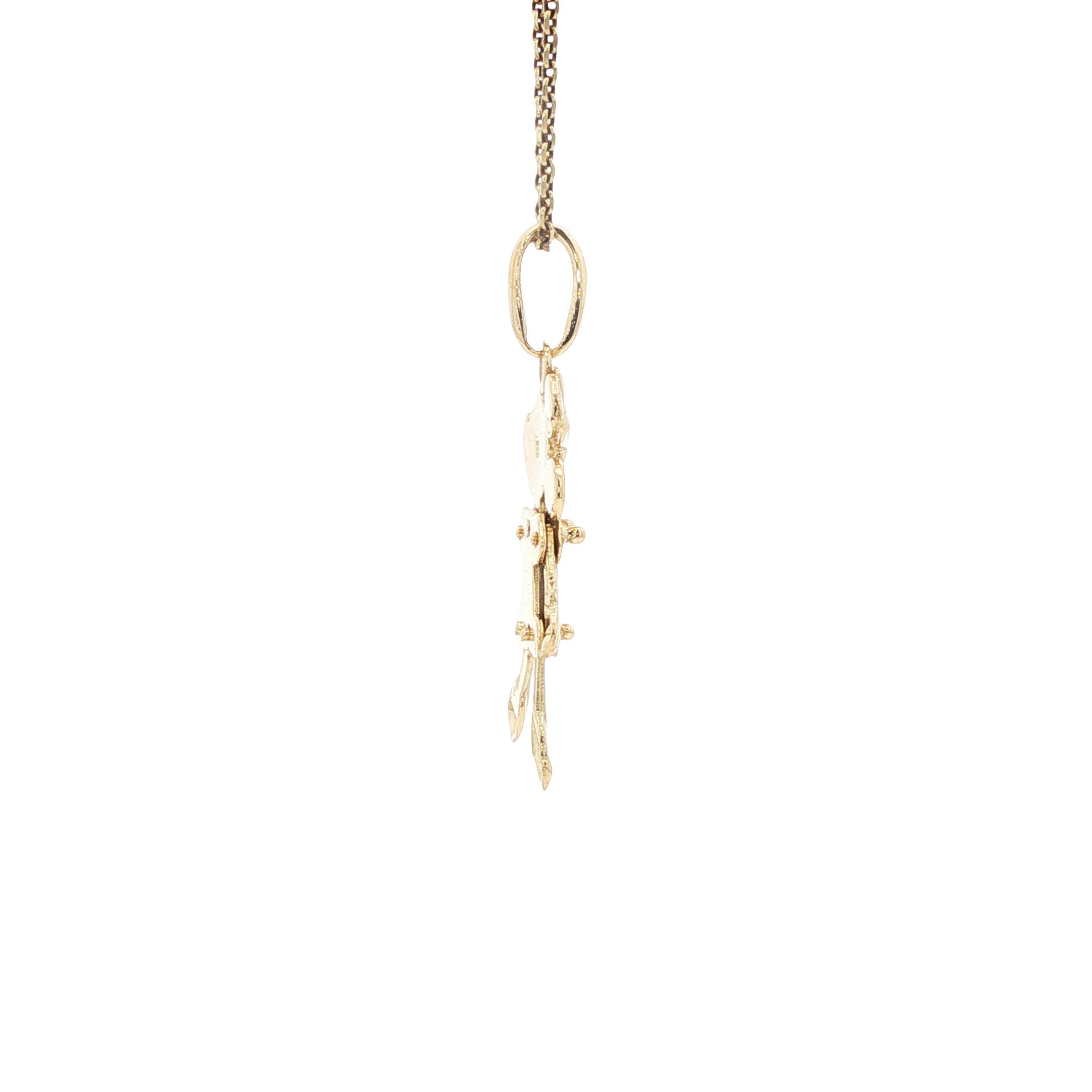 Vintage gold Minnie Mouse pendant 14 kt