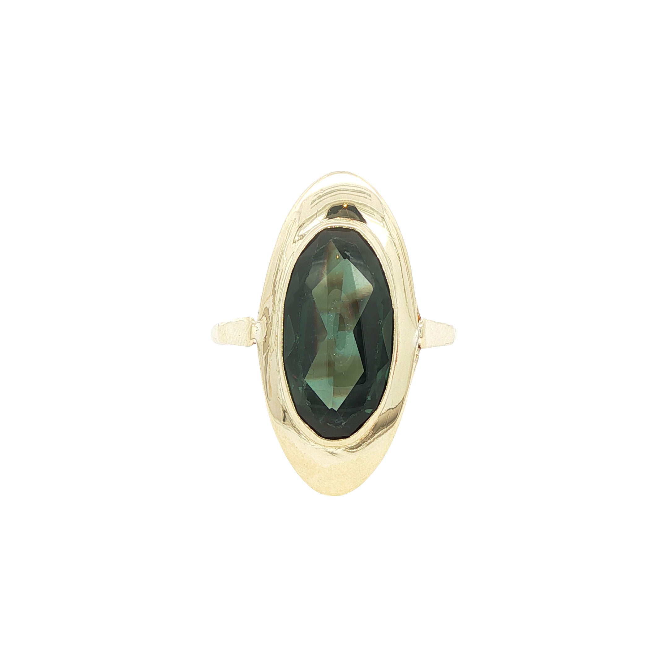 Vintage 14 kt gold ring with spinel