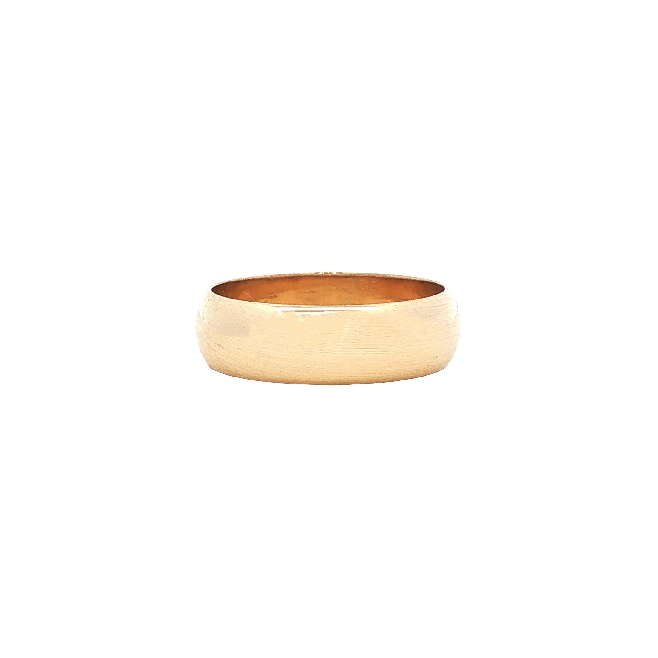 Vintage smooth 14 kt gold ring