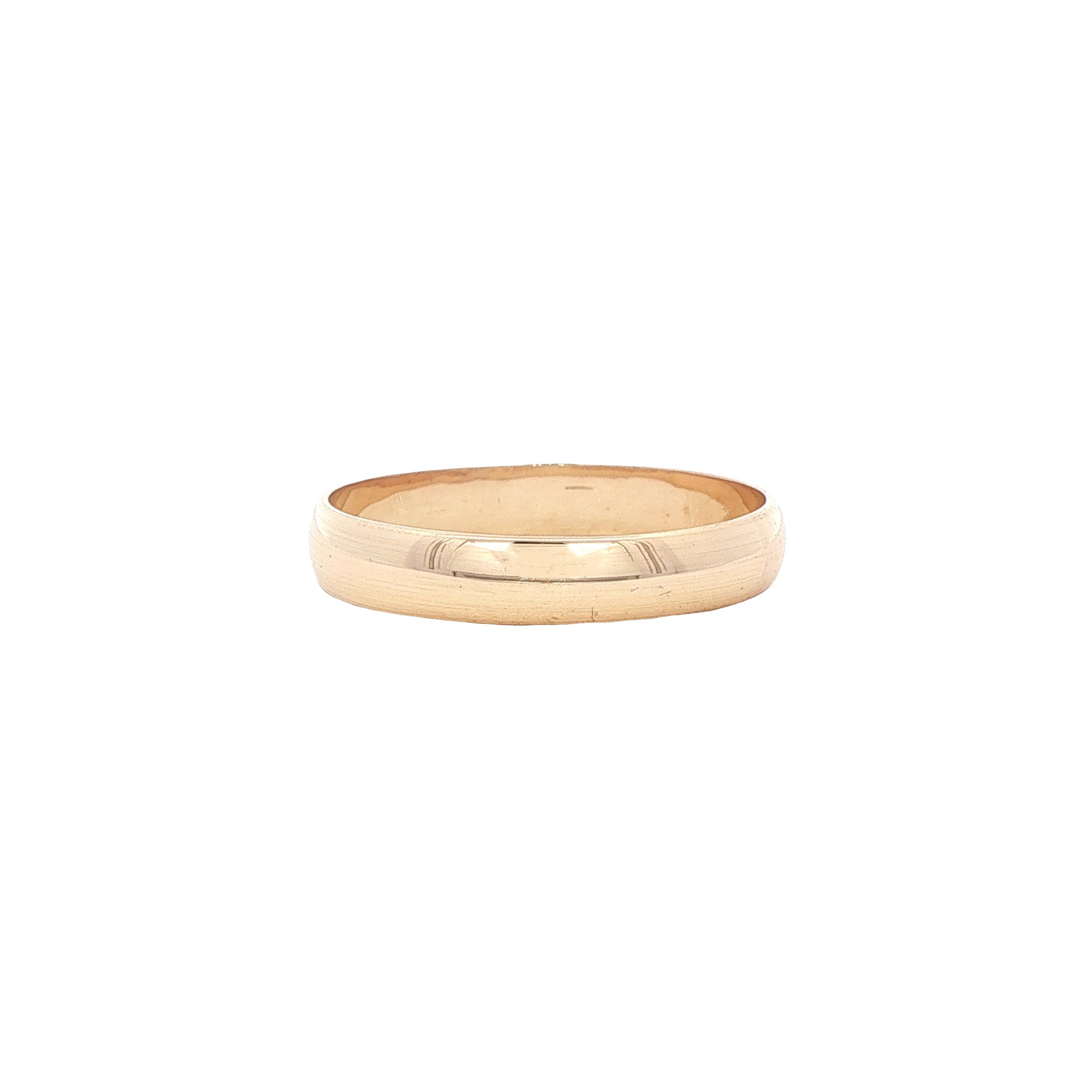 Vintage smooth 14 kt gold ring