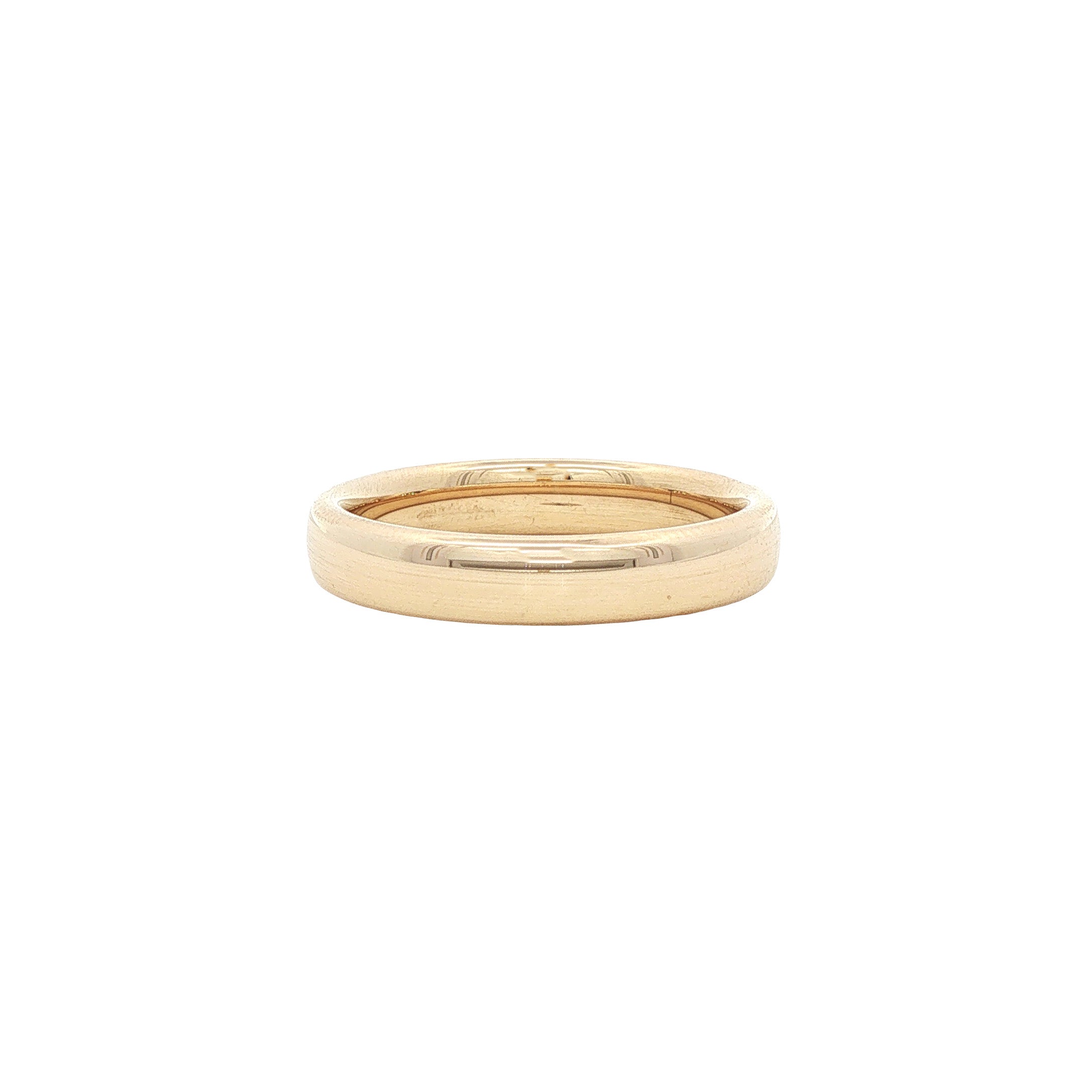 Vintage smooth gold ring 14 kt