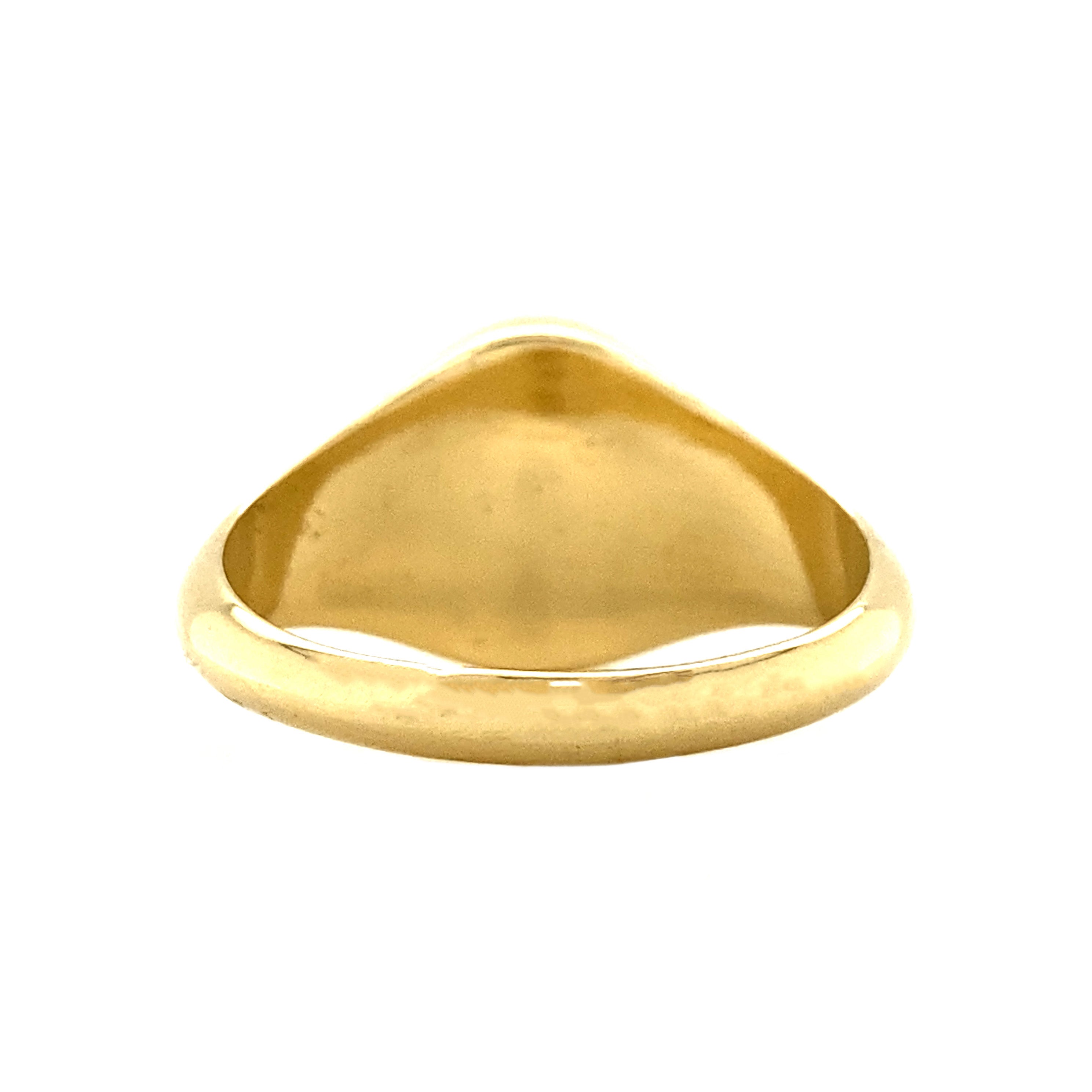 Twiggy ring 14 kt - Tiger's Eye