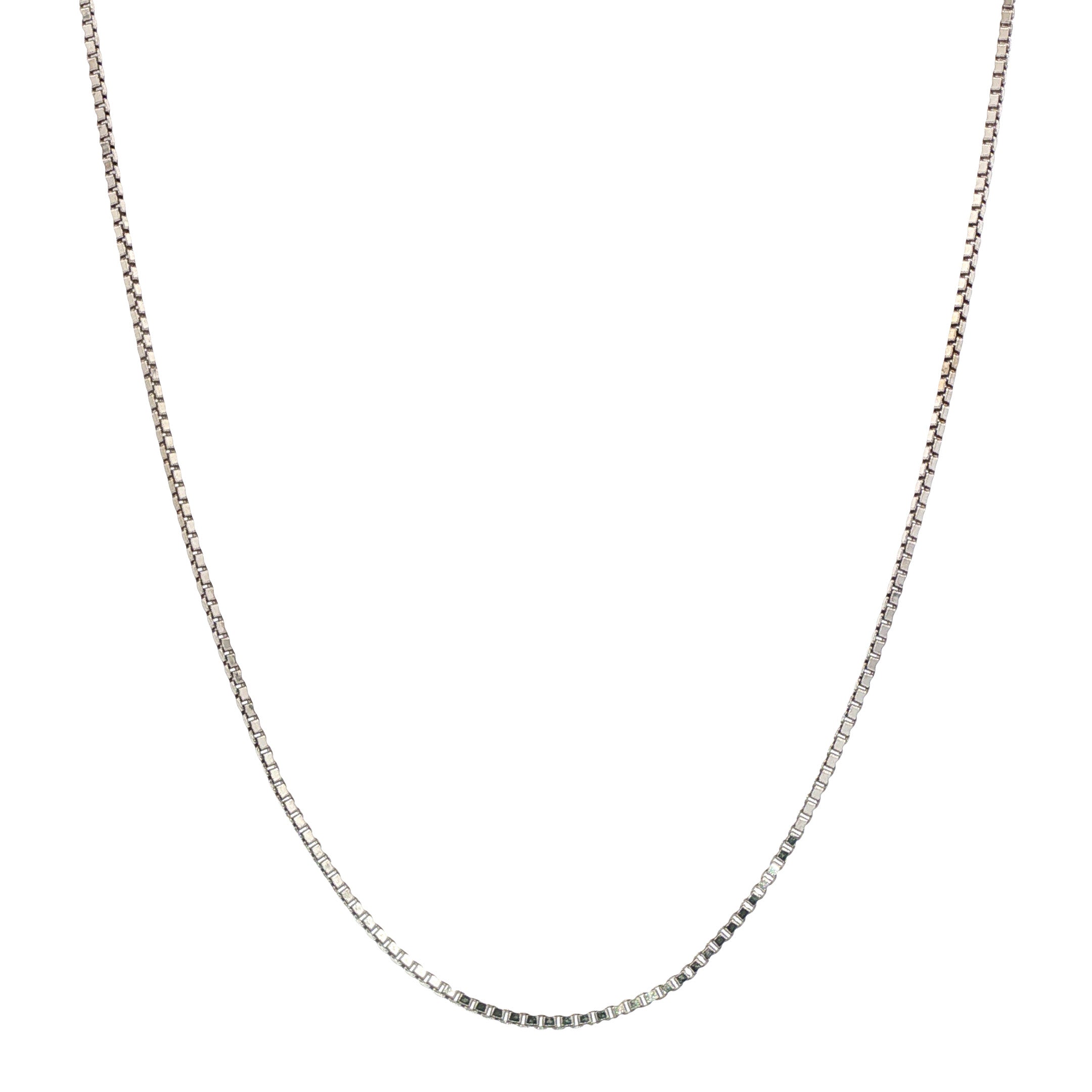 Witgouden vintage venetiaan collier 14 kt