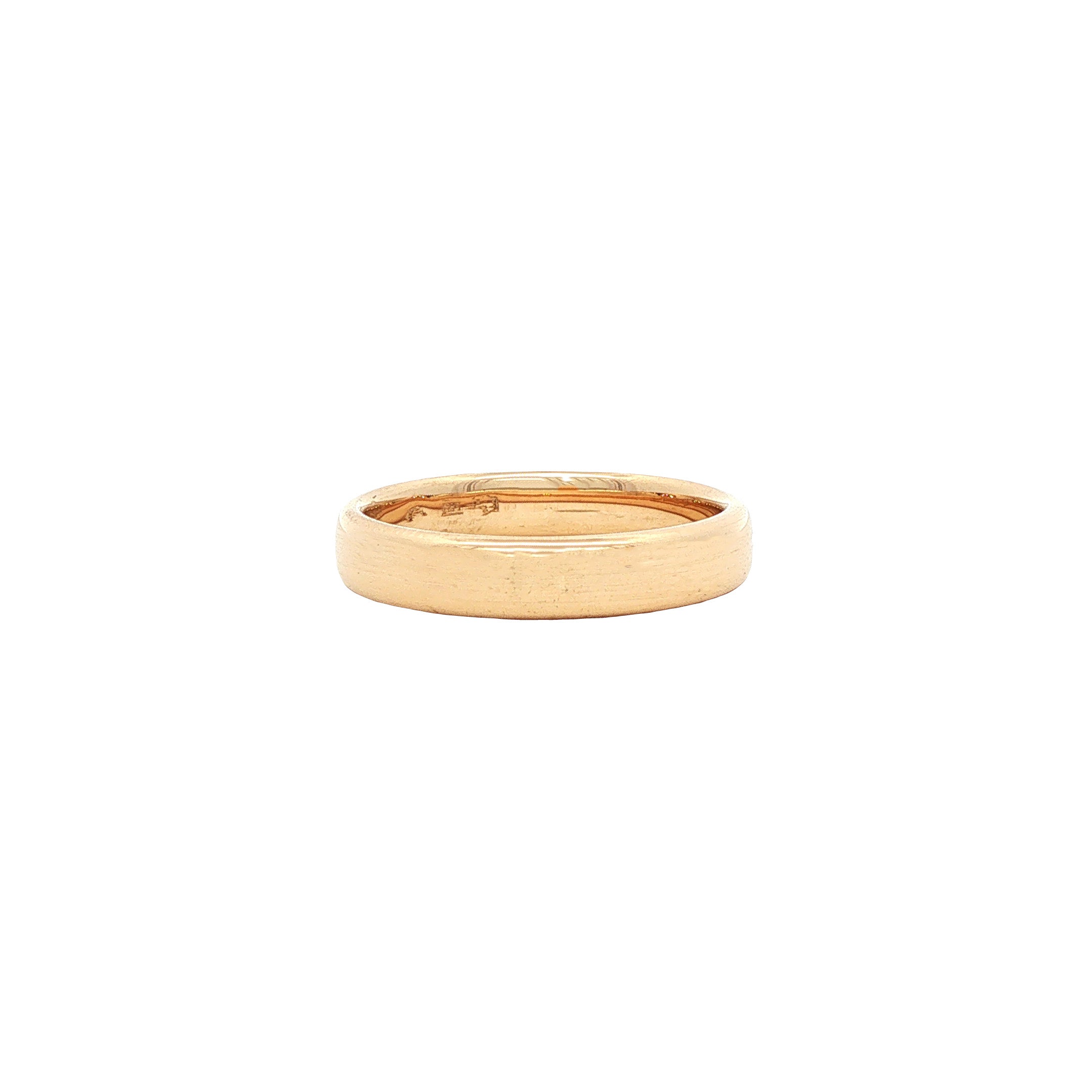 Vintage smooth 14 kt gold ring
