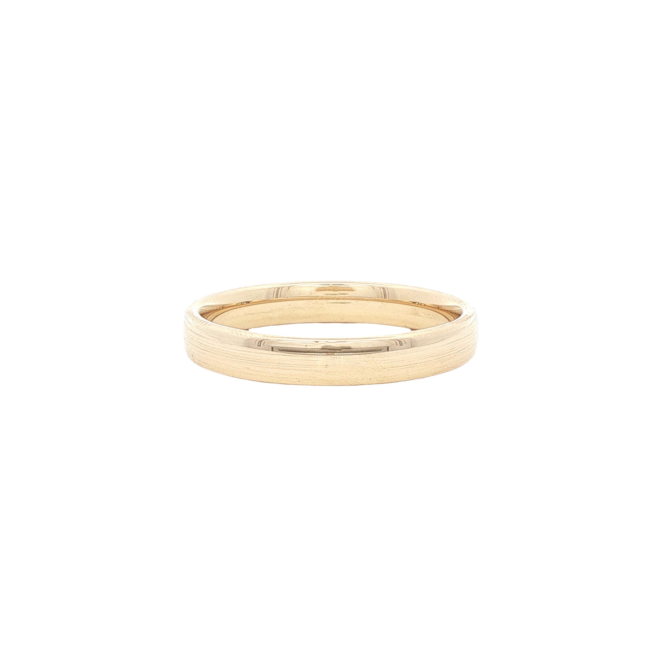 Vintage smooth gold ring 14 kt