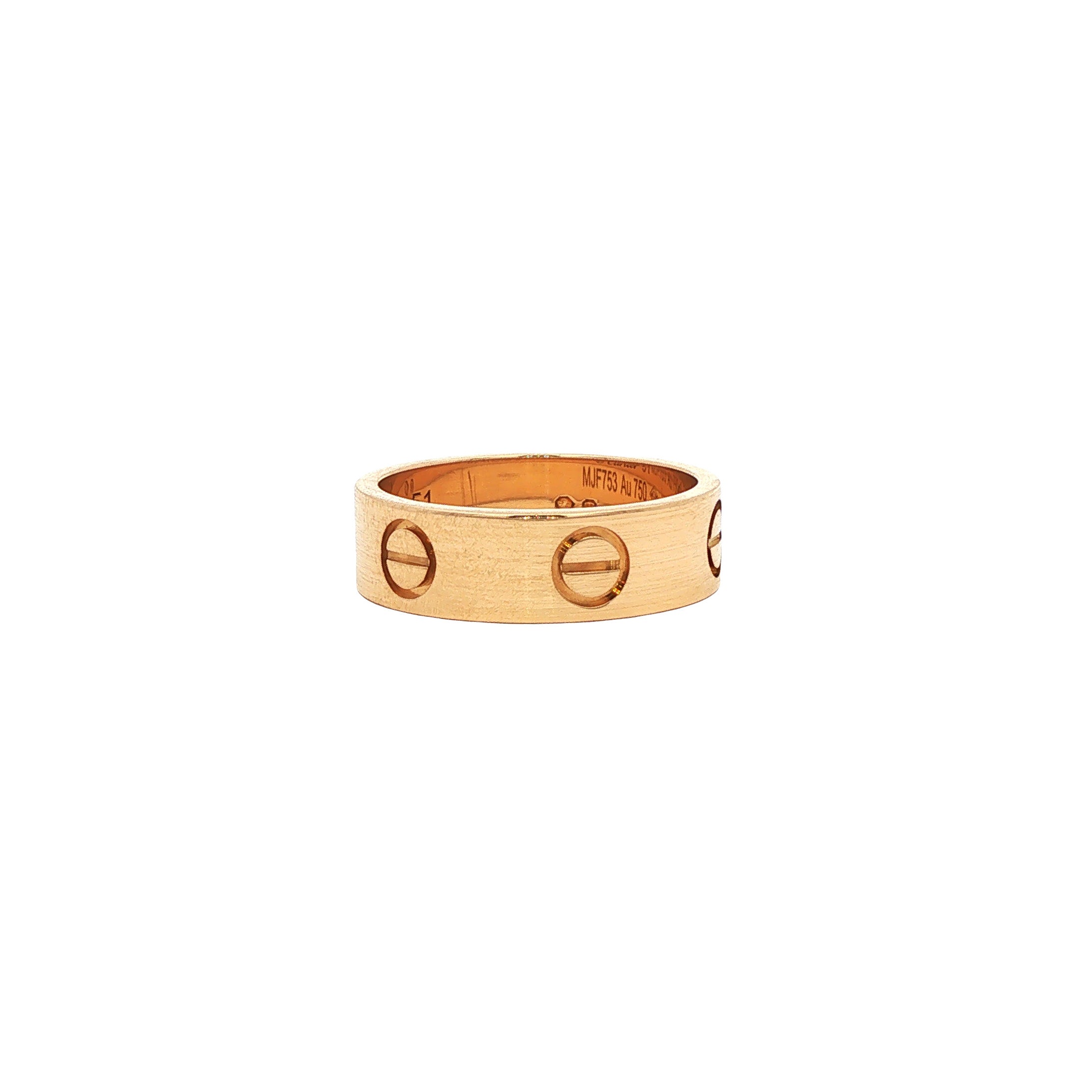 Vintage Cartier LOVE gold ring 18 kt