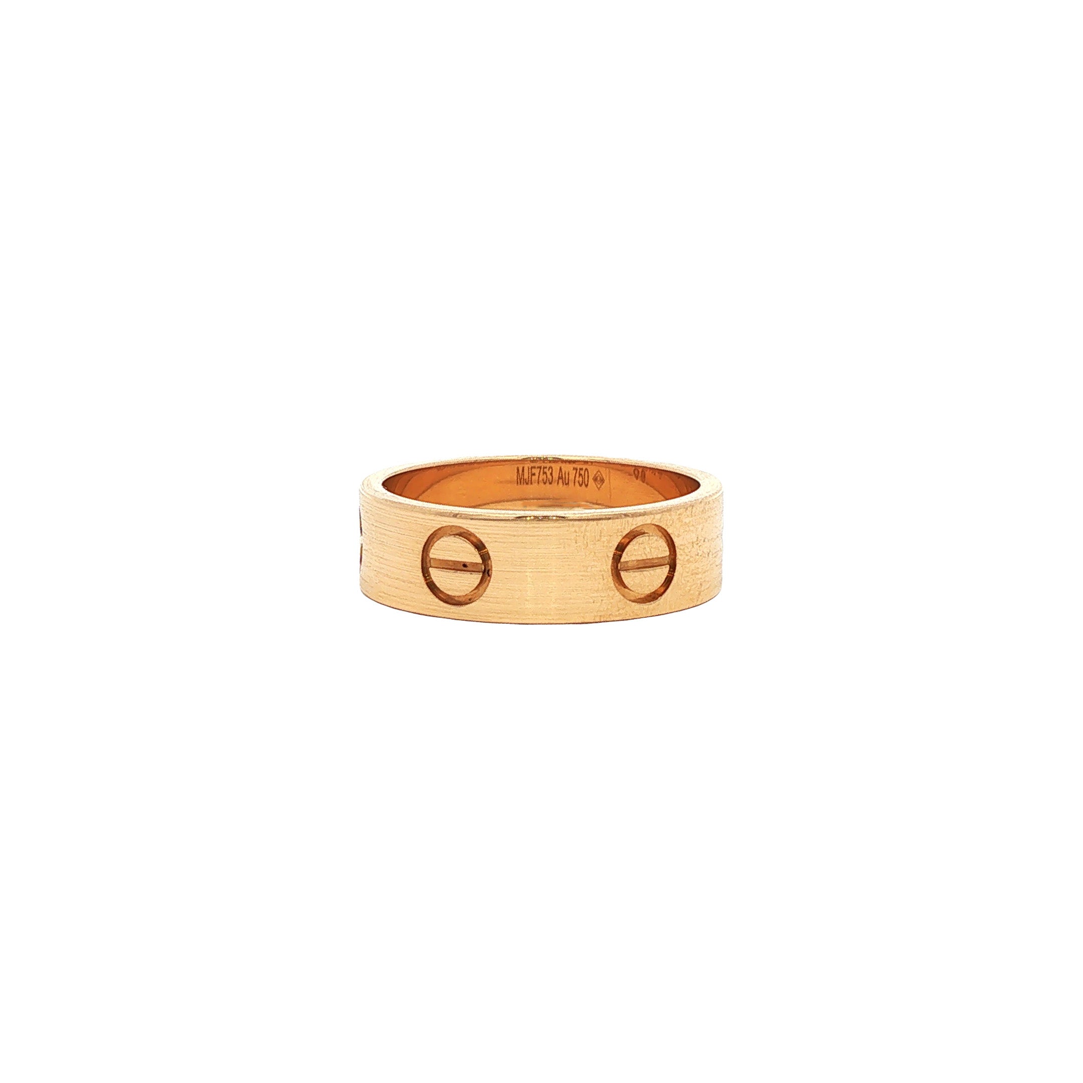 Vintage Cartier LOVE gold ring 18 kt