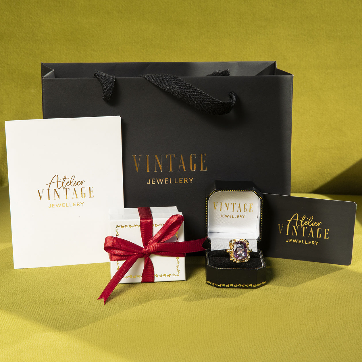 Queen's ring 14 krt - Lavender Love