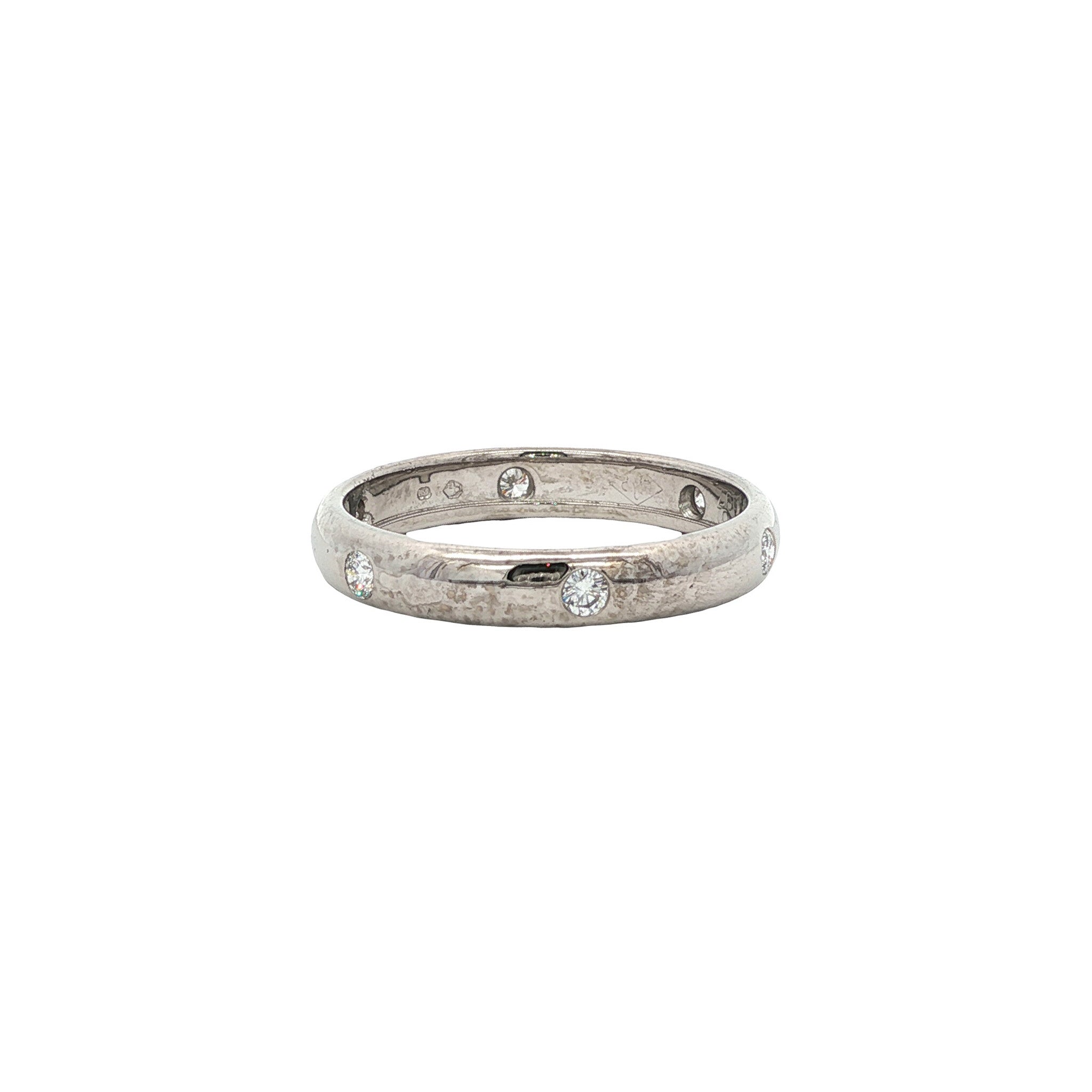 Witgouden Cartier Stella band met diamant 18 kt