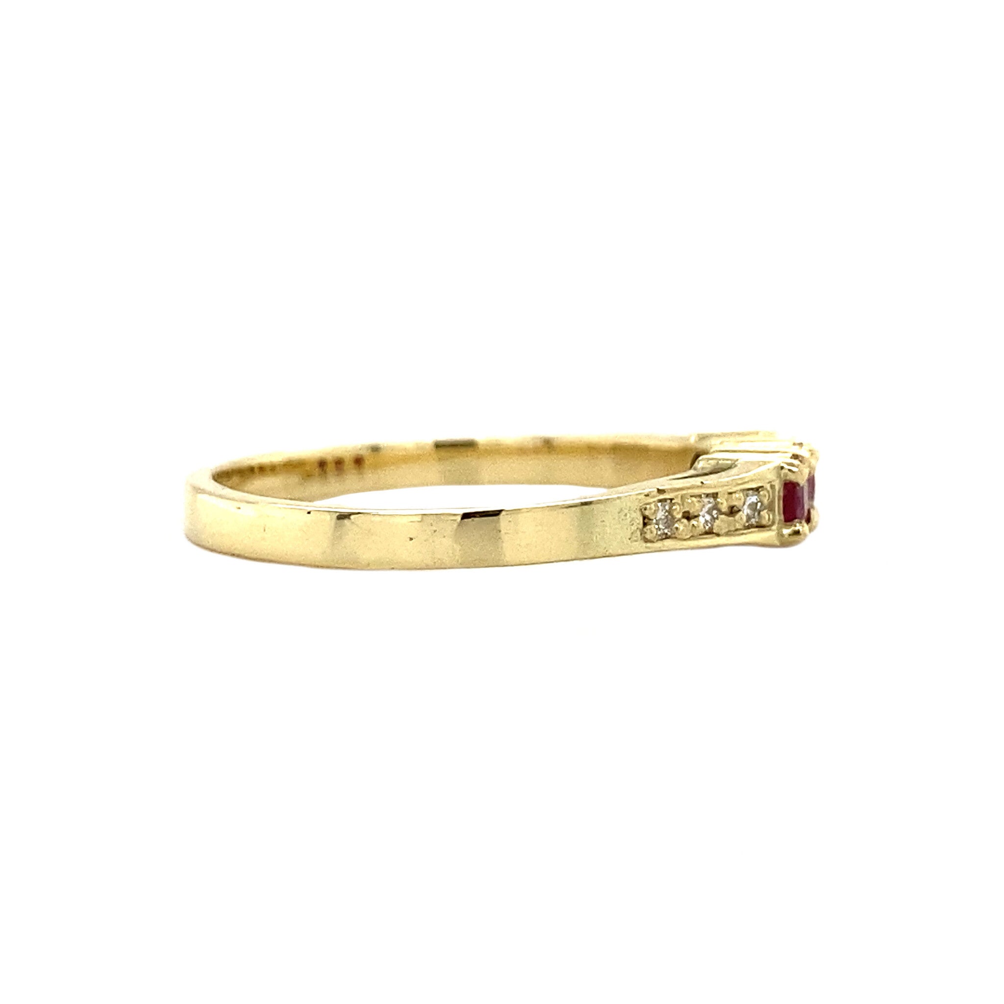 Katharine ring 14 krt - Ruby Ruby