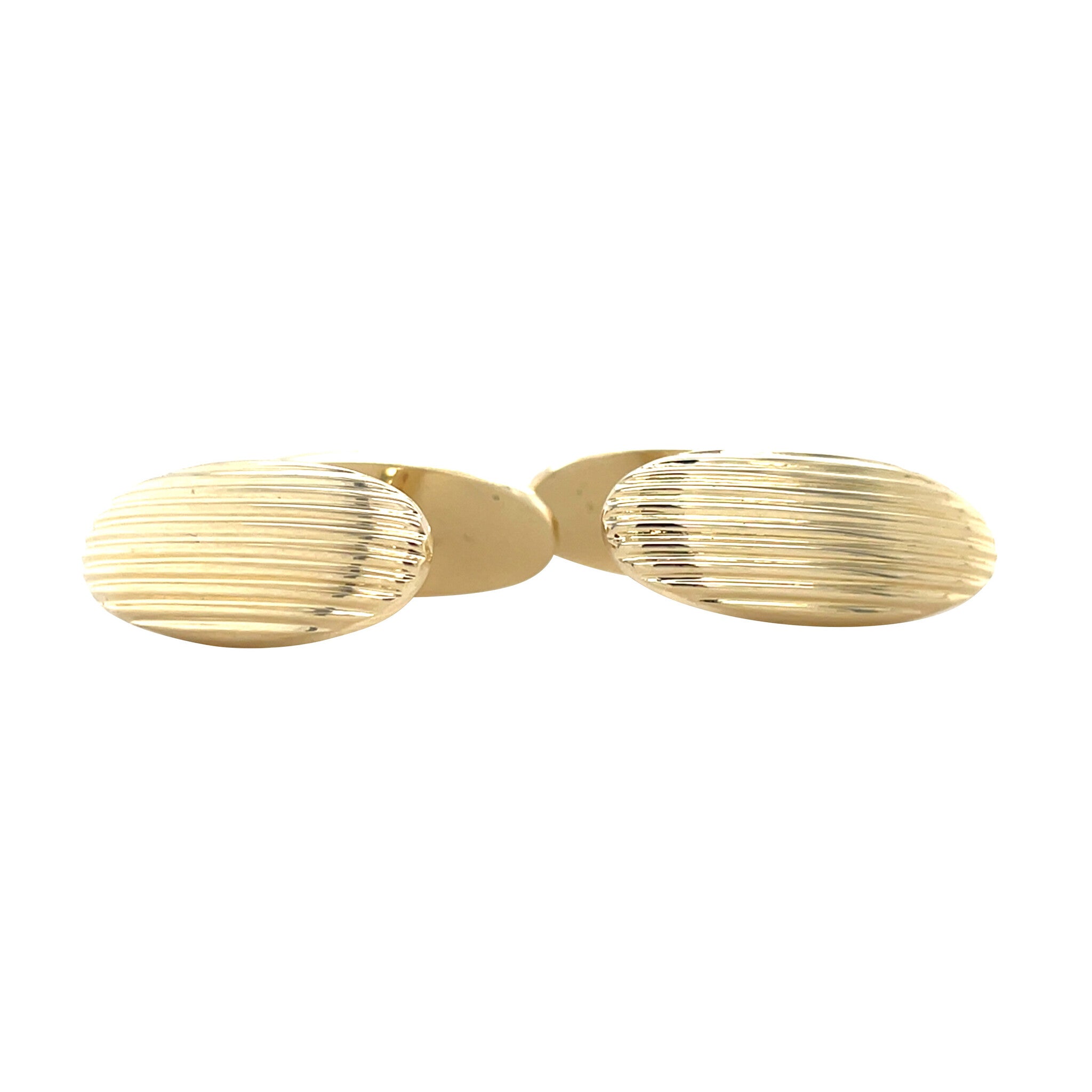 Gouden vintage manchetknopen 14 krt