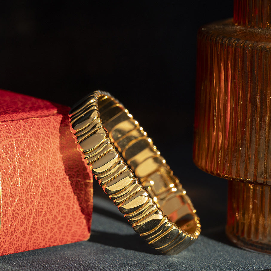 Gouden vintage Cartier armband 18 kt