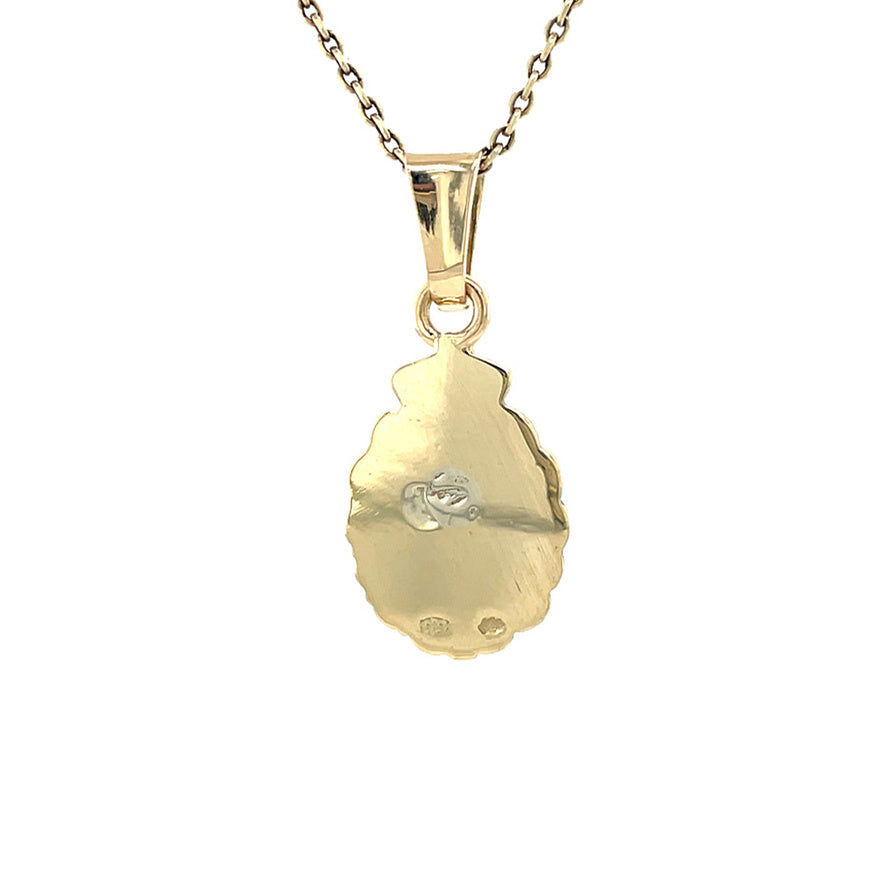 Gouden vintage maritiem hanger 14 kt