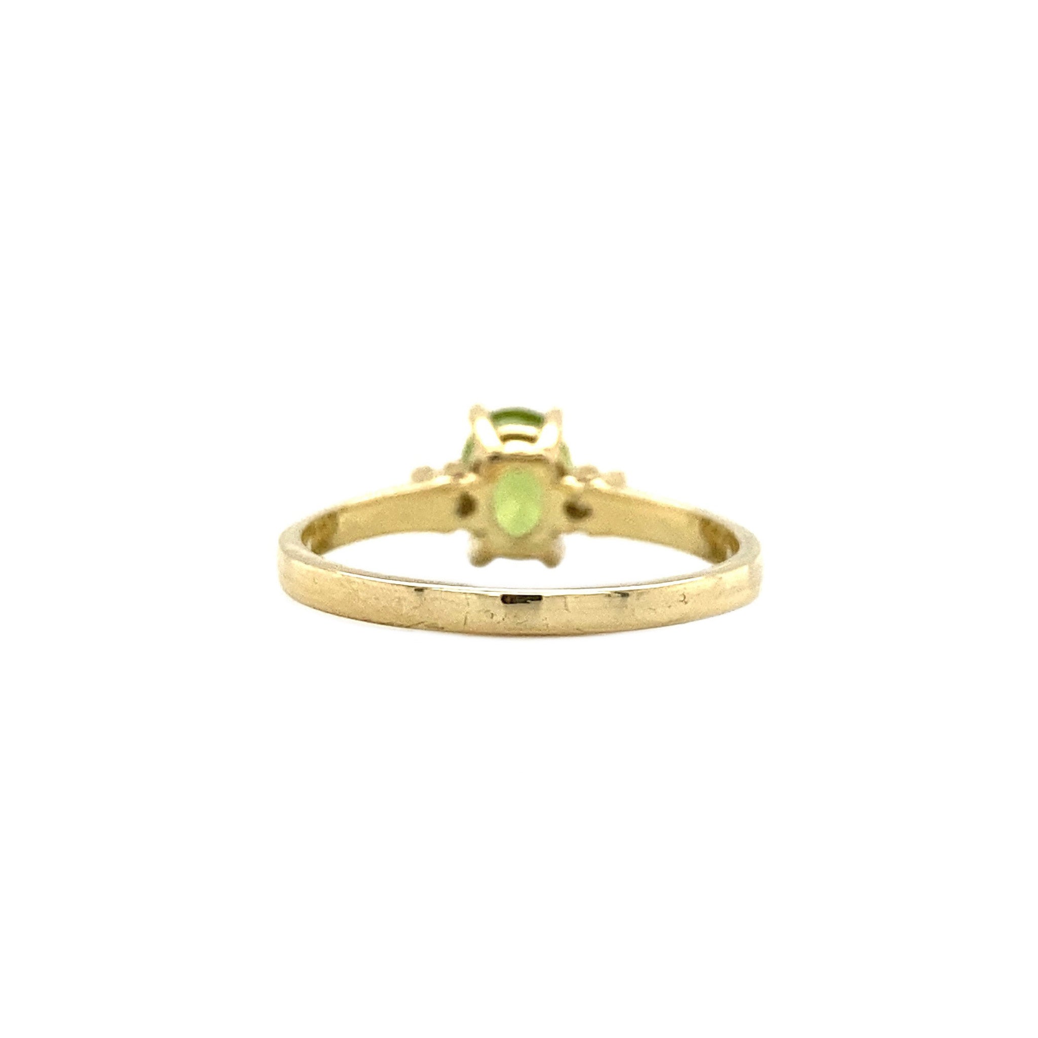 Grace ring 14 krt - Lime