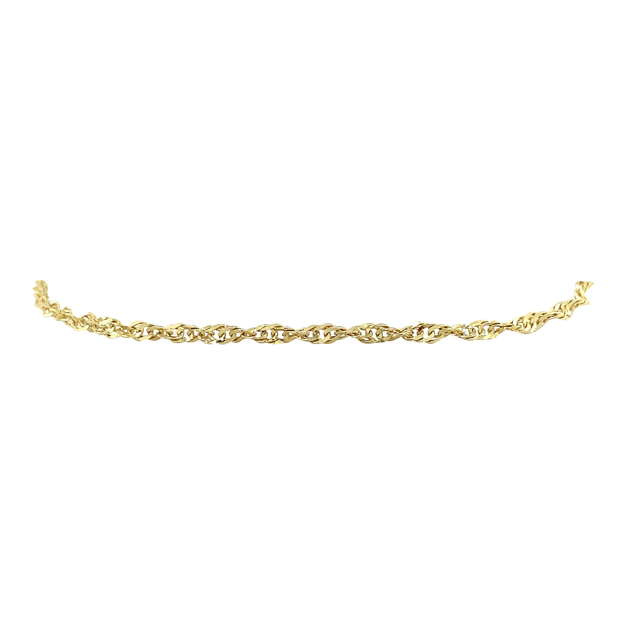 Gouden armband singapore 18 cm 14 krt