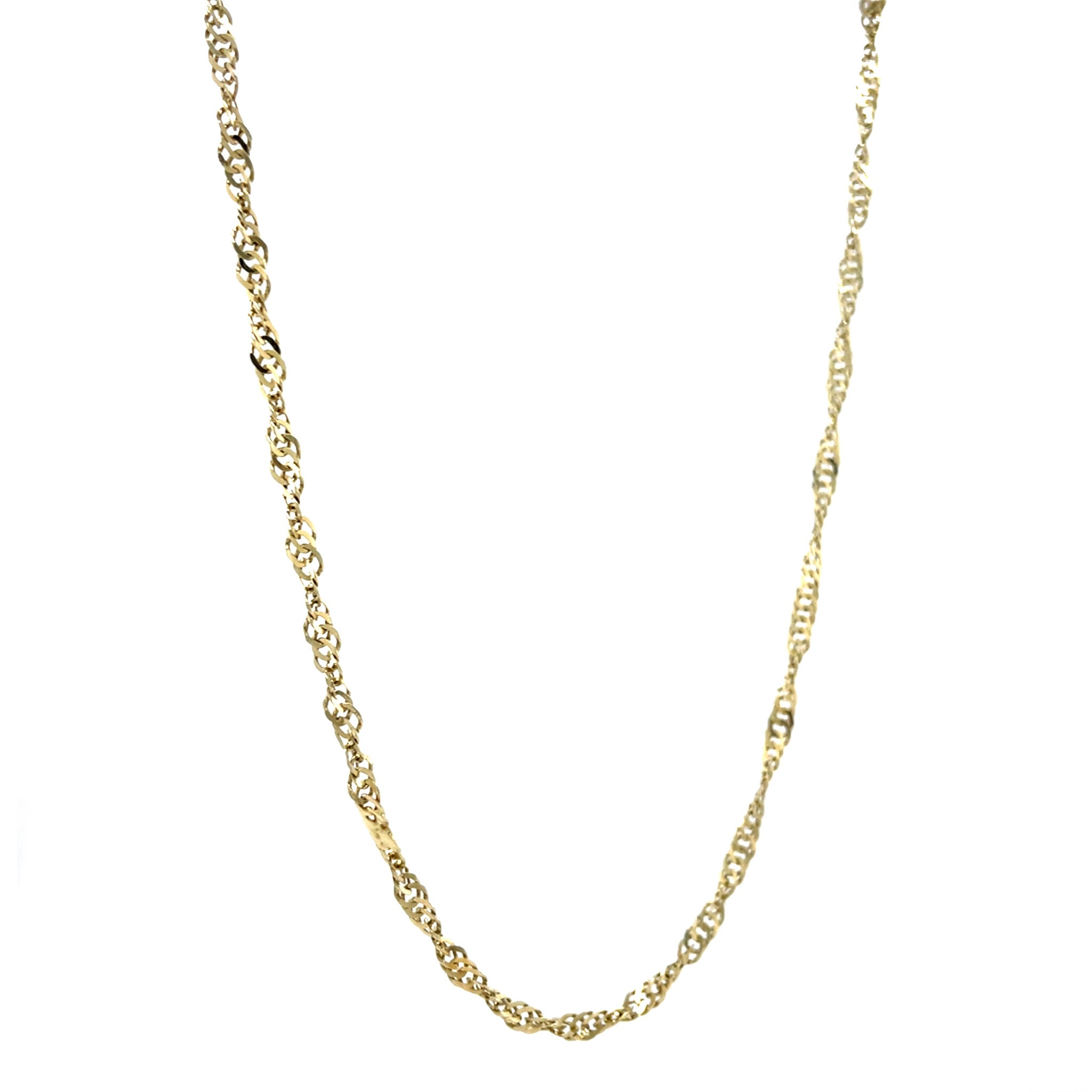 Gouden vintage singapore collier 14 krt
