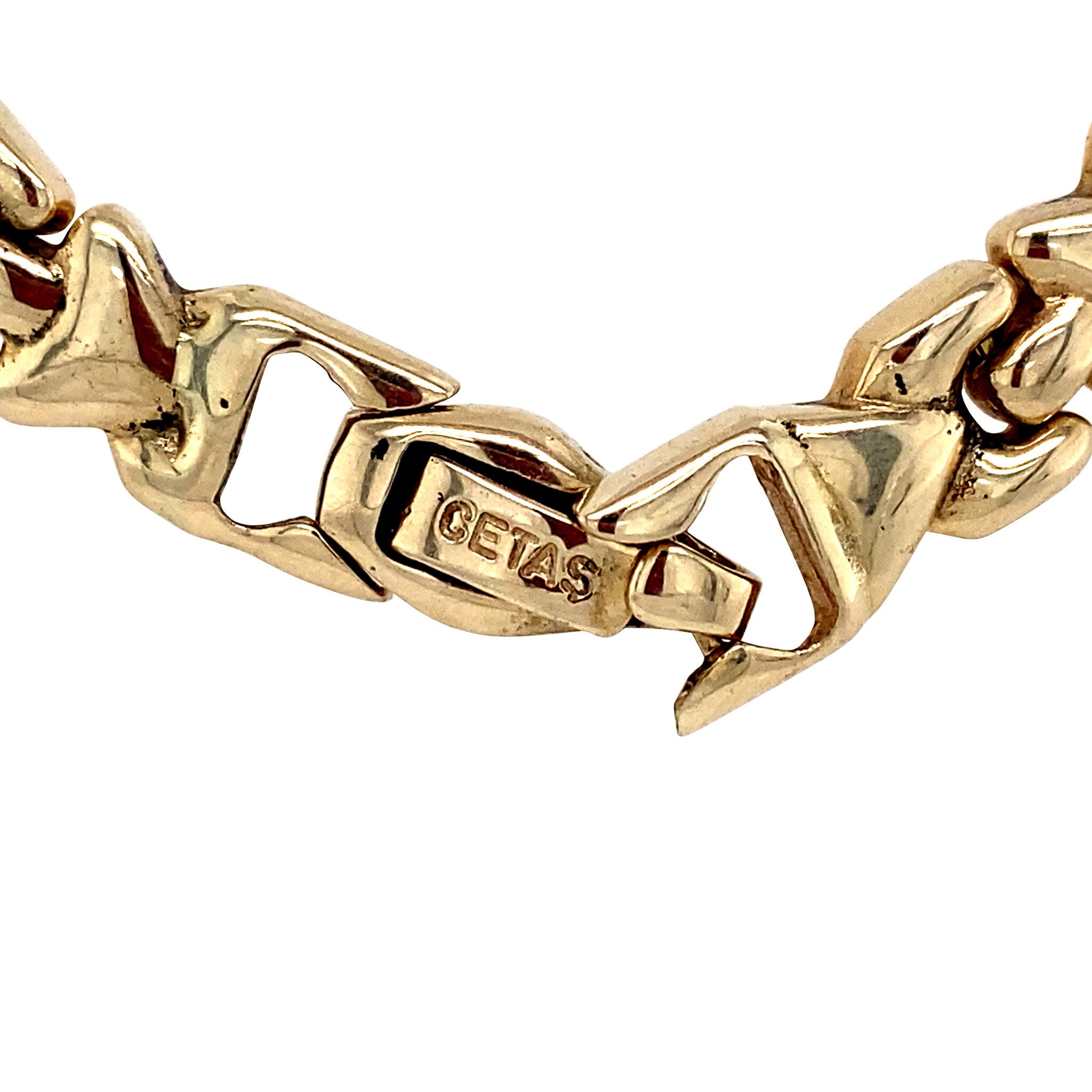 Gouden fantasie collier 14 krt