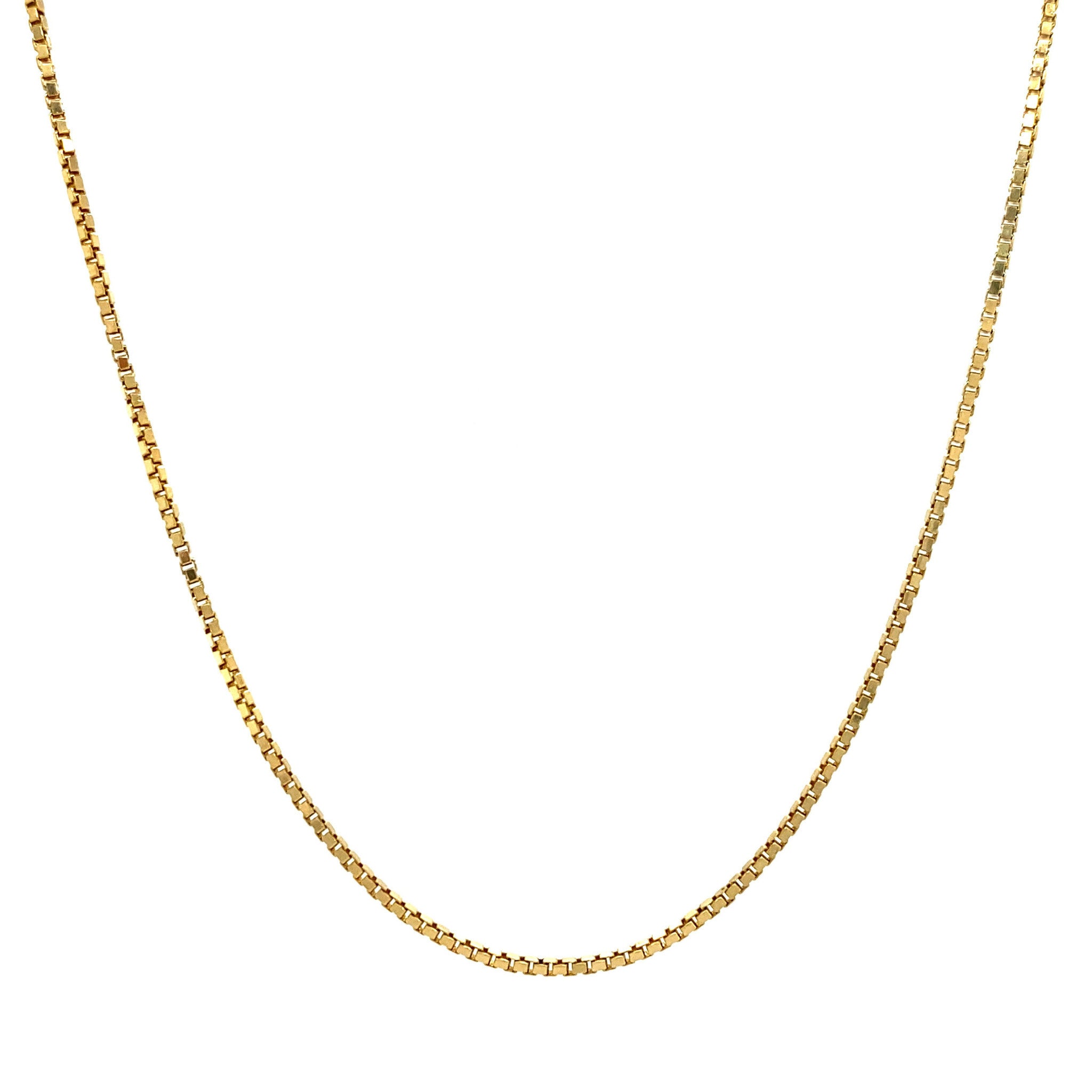 Gouden venetiaan lengtecollier 18 krt