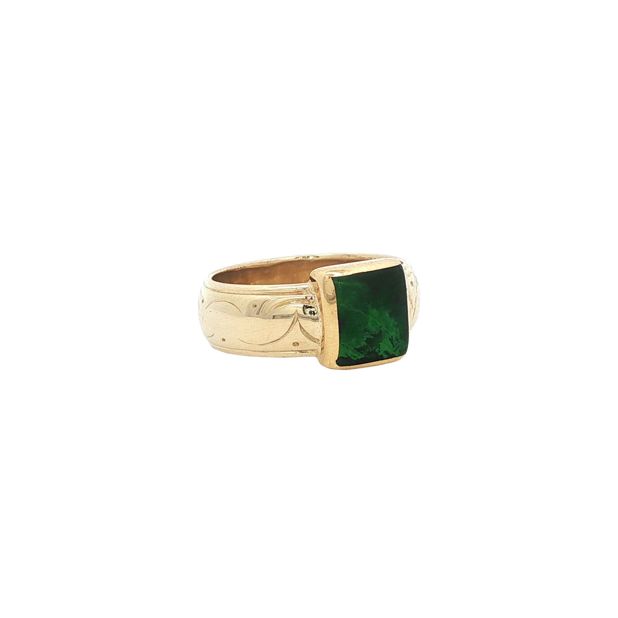 Gouden ring met maw sit sit 14 kt