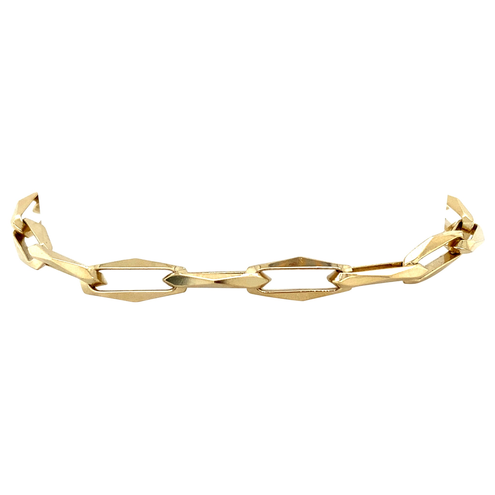 Gouden closed for ever armband 14 krt