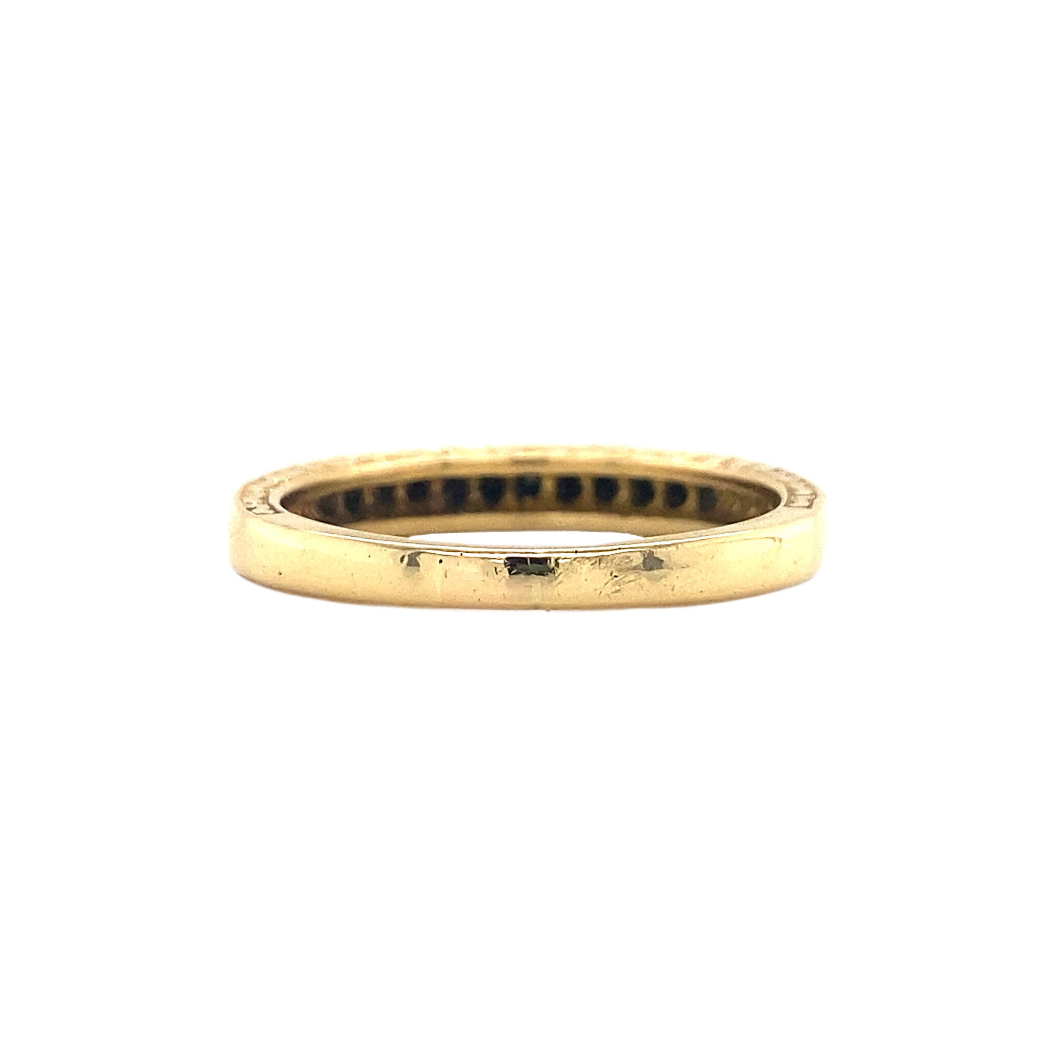 18 kt gold ring with diamond