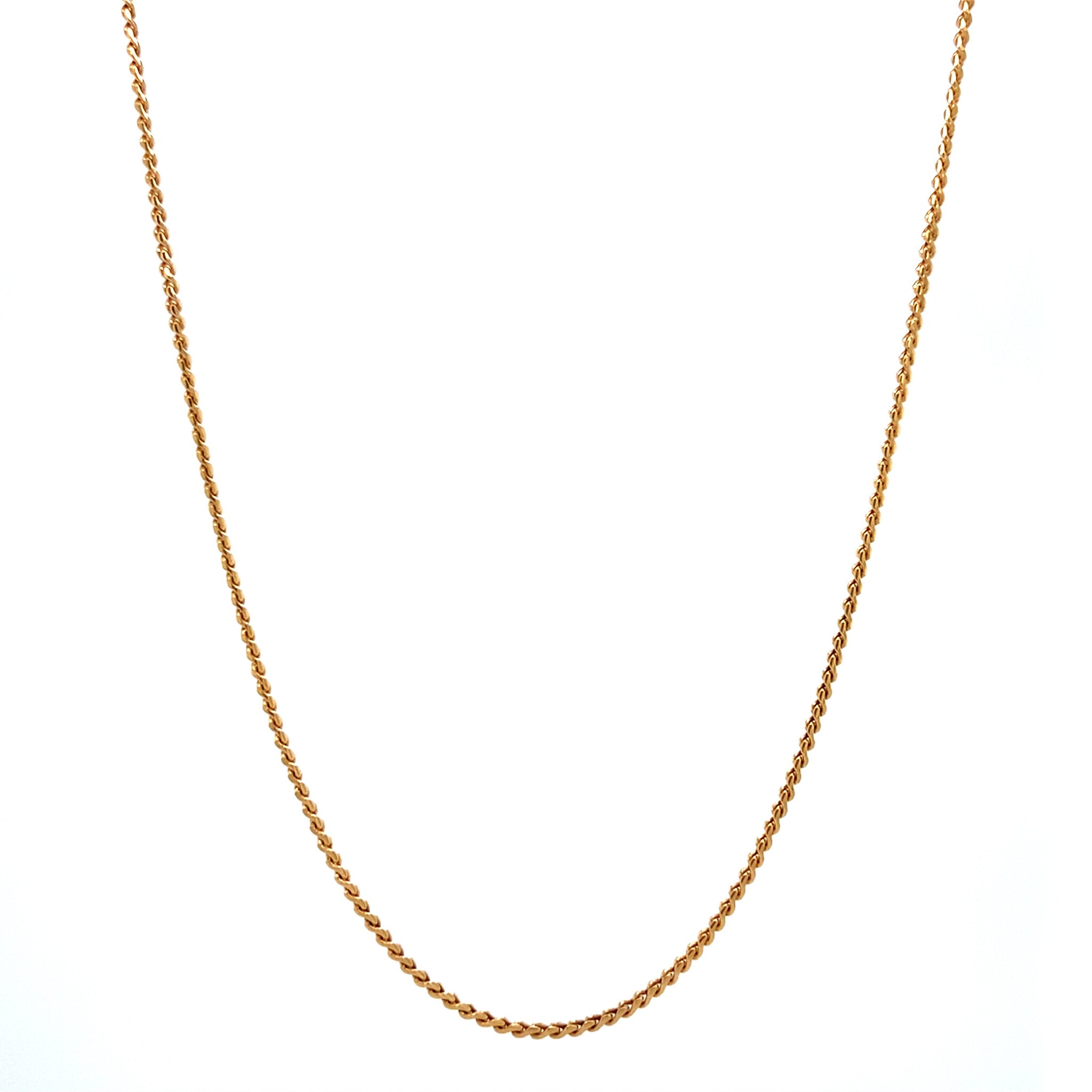 Gold necklace s-link 20 kt