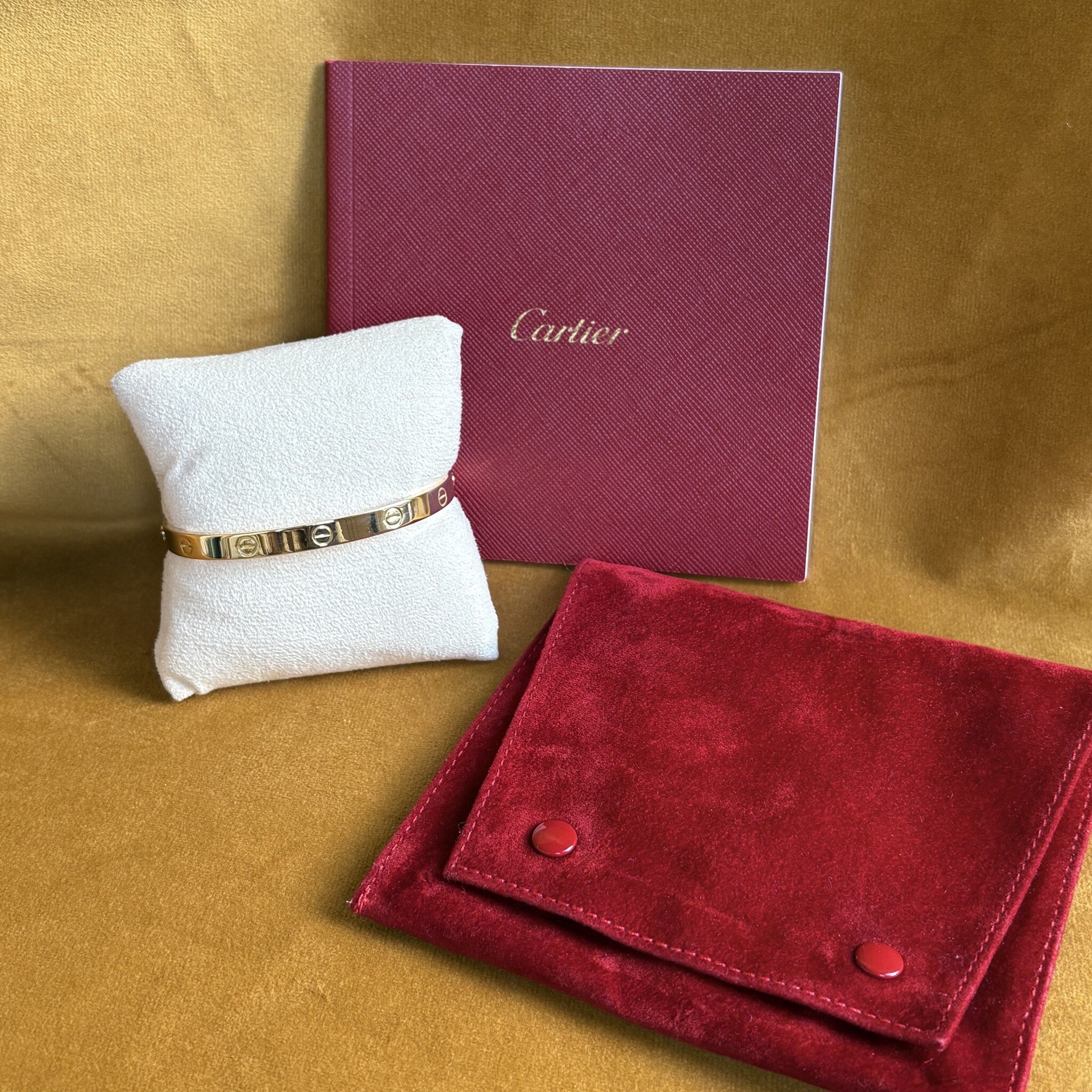 Gouden vintage Cartier LOVE armband 18 kt