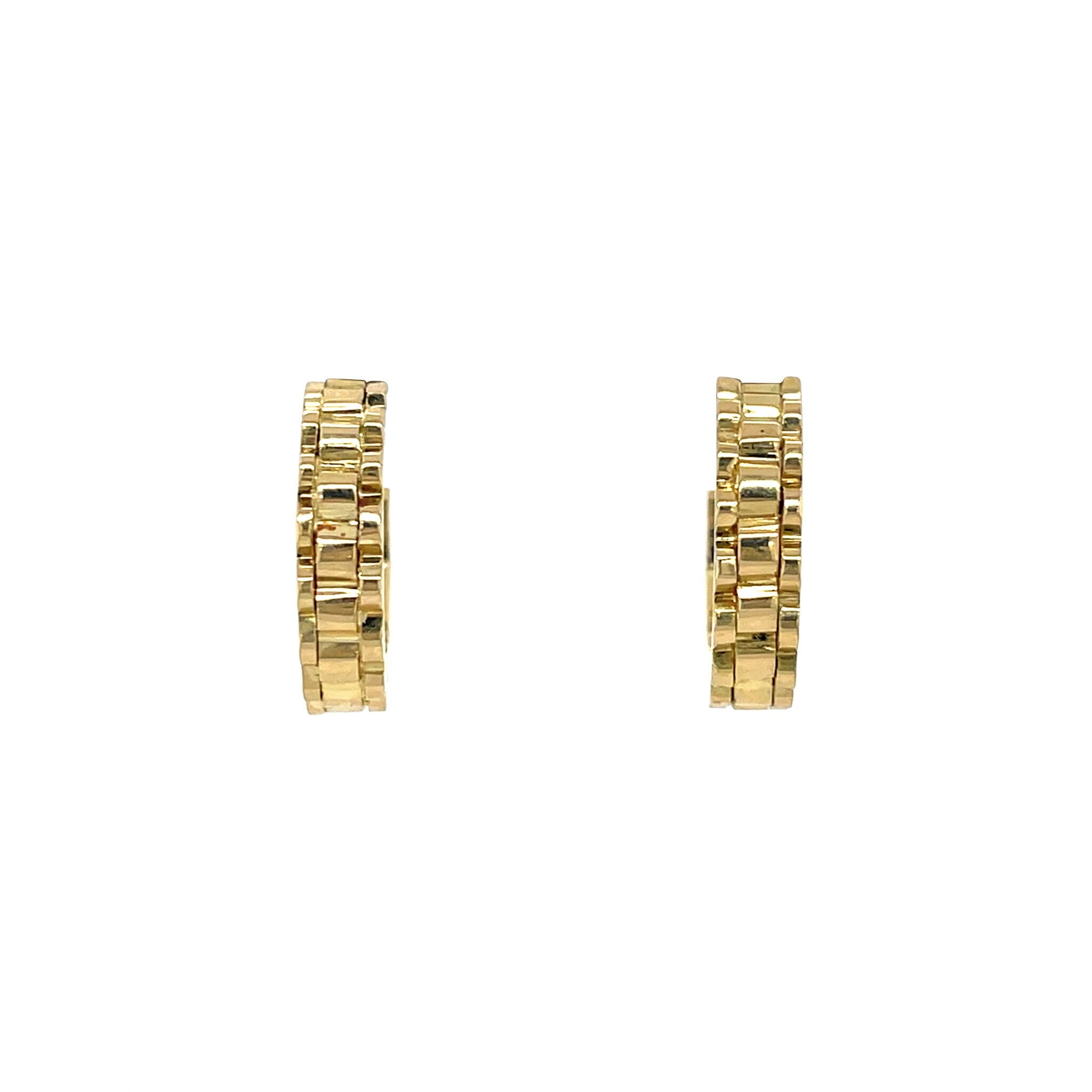 Vintage 18 kt gold Rolex stud earrings