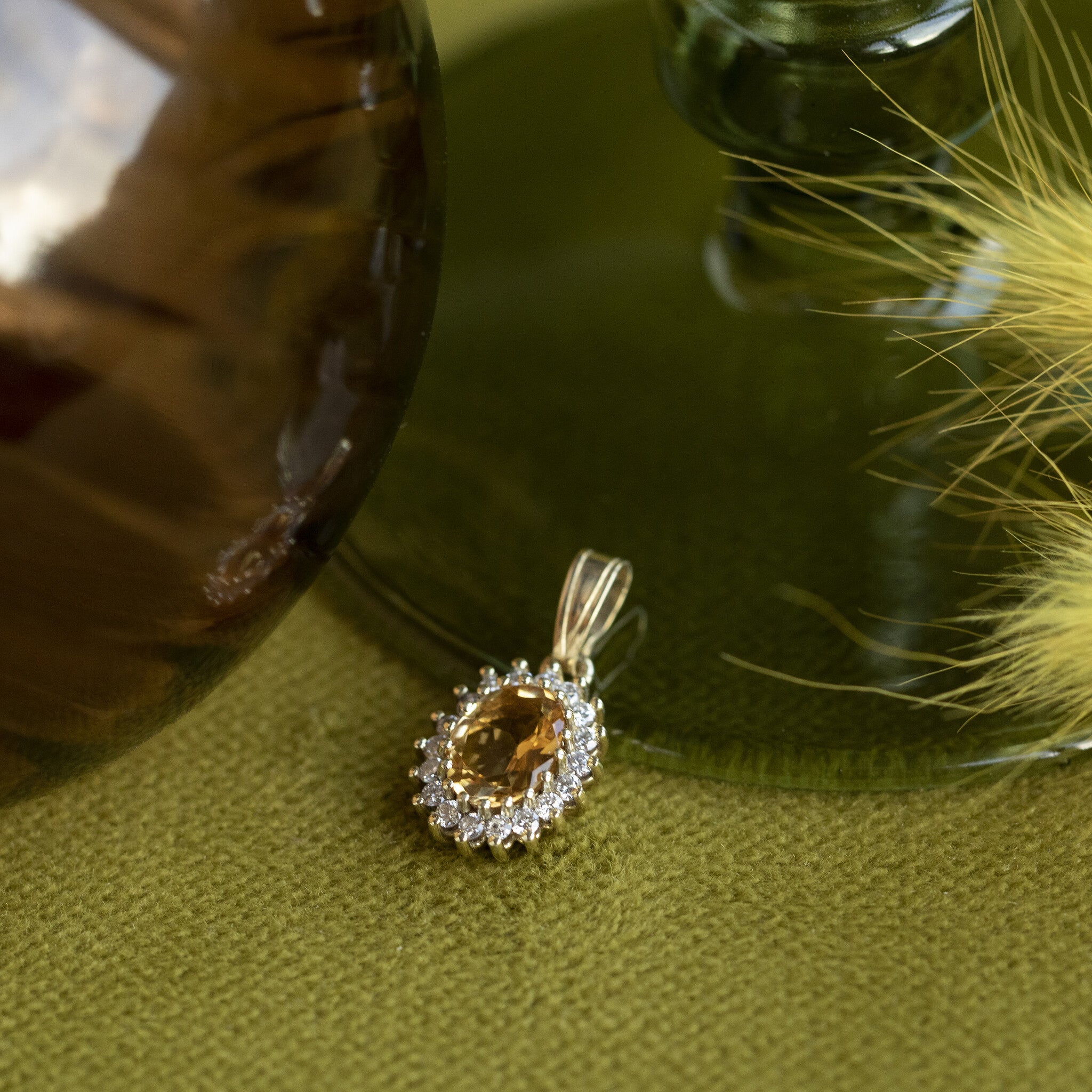 Lady di hanger 14 krt - Sunflower