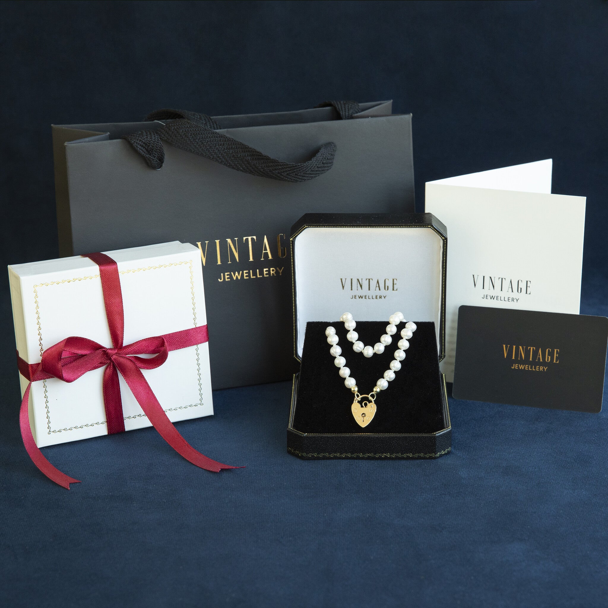 Vintage labradorite necklace with gold clasp 14 kt