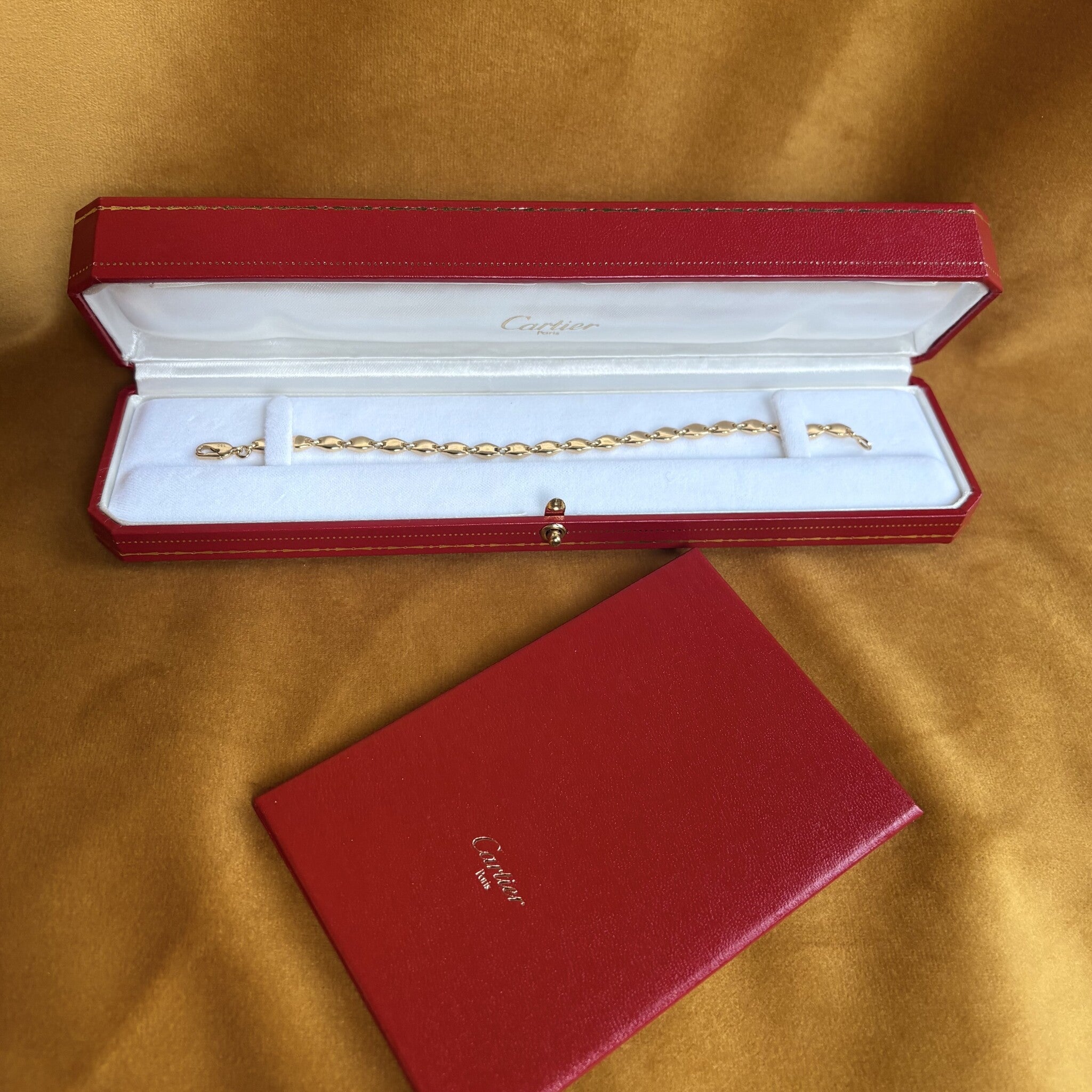 Gouden vintage Cartier armband 18 kt