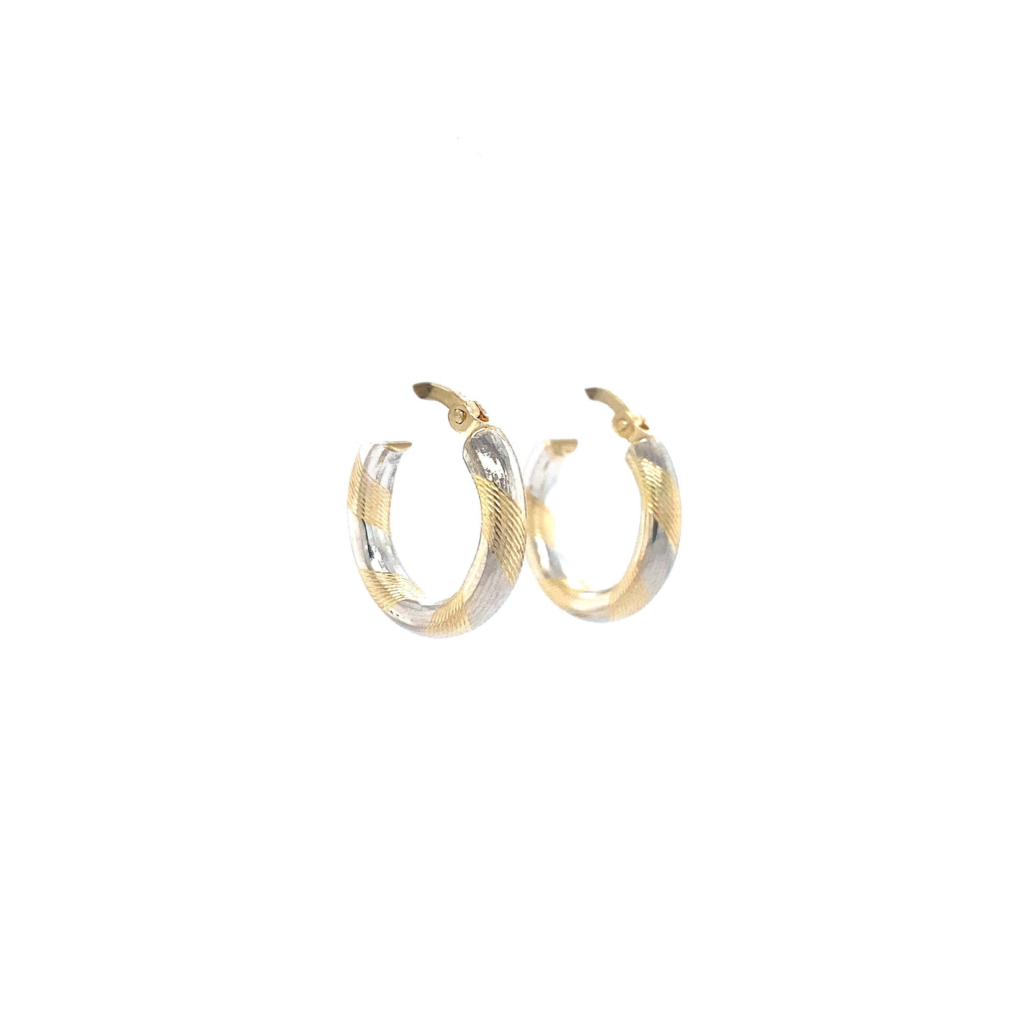 18 kt gold earrings