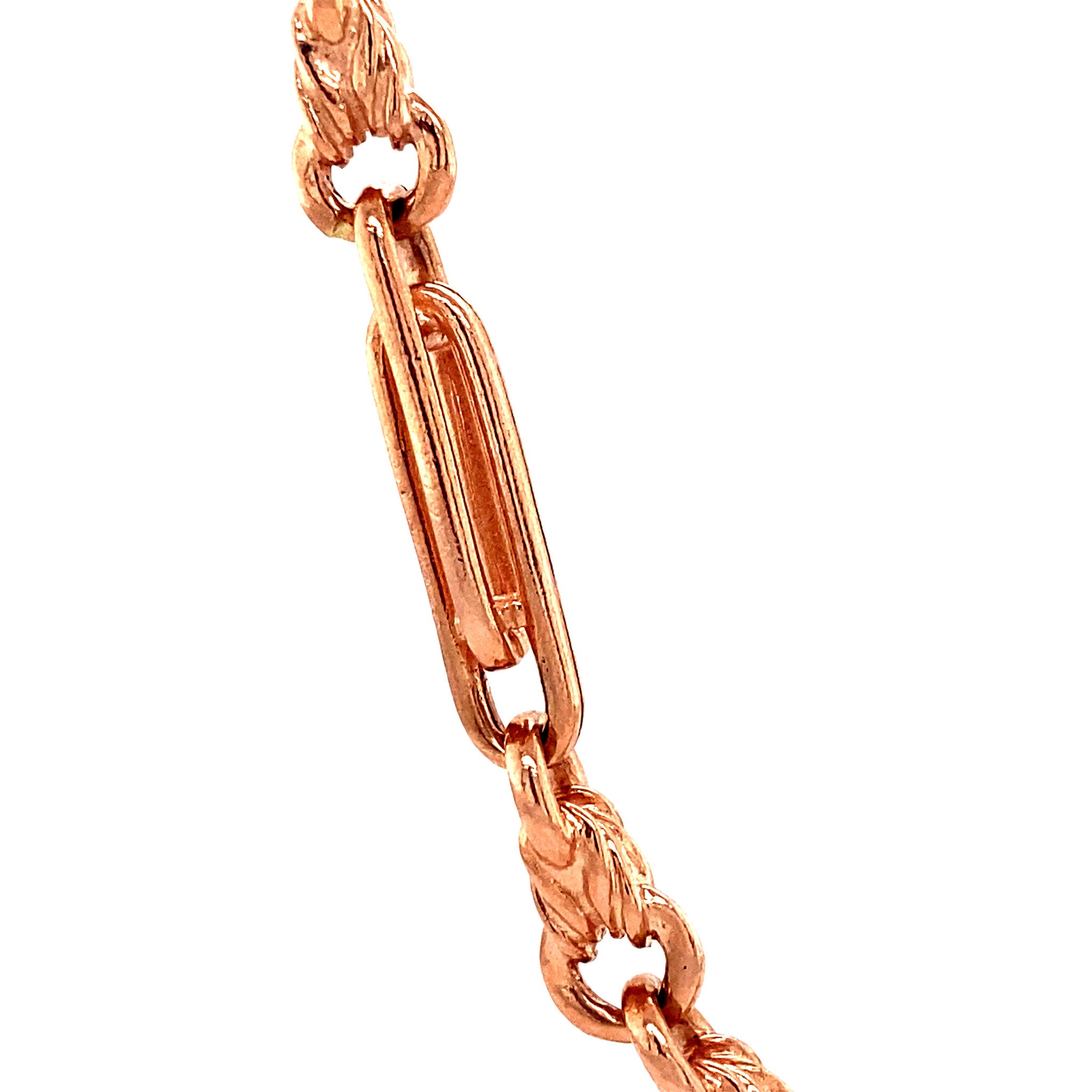 Rosé fantasie collier 8 krt