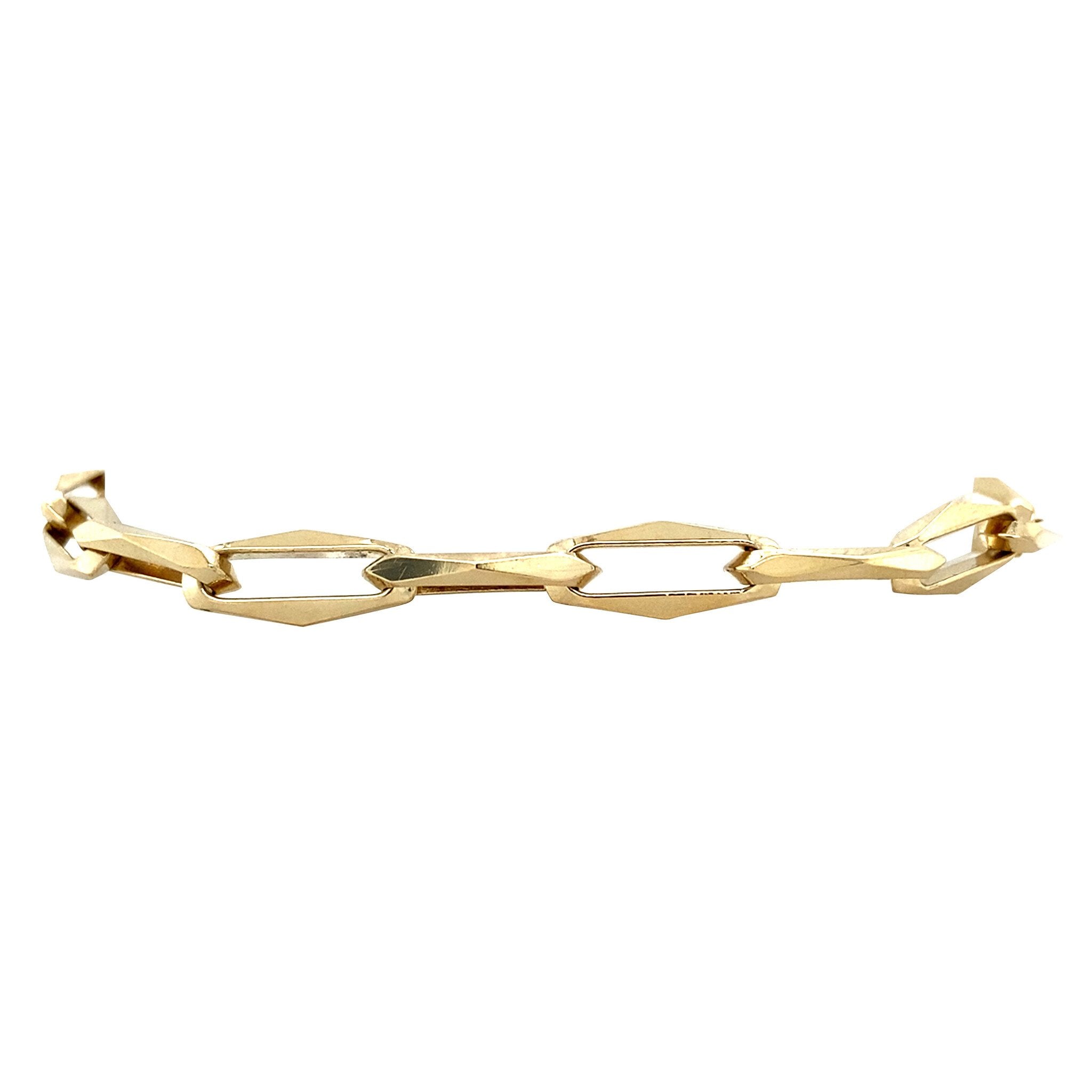 Gouden closed for ever armband 14 krt