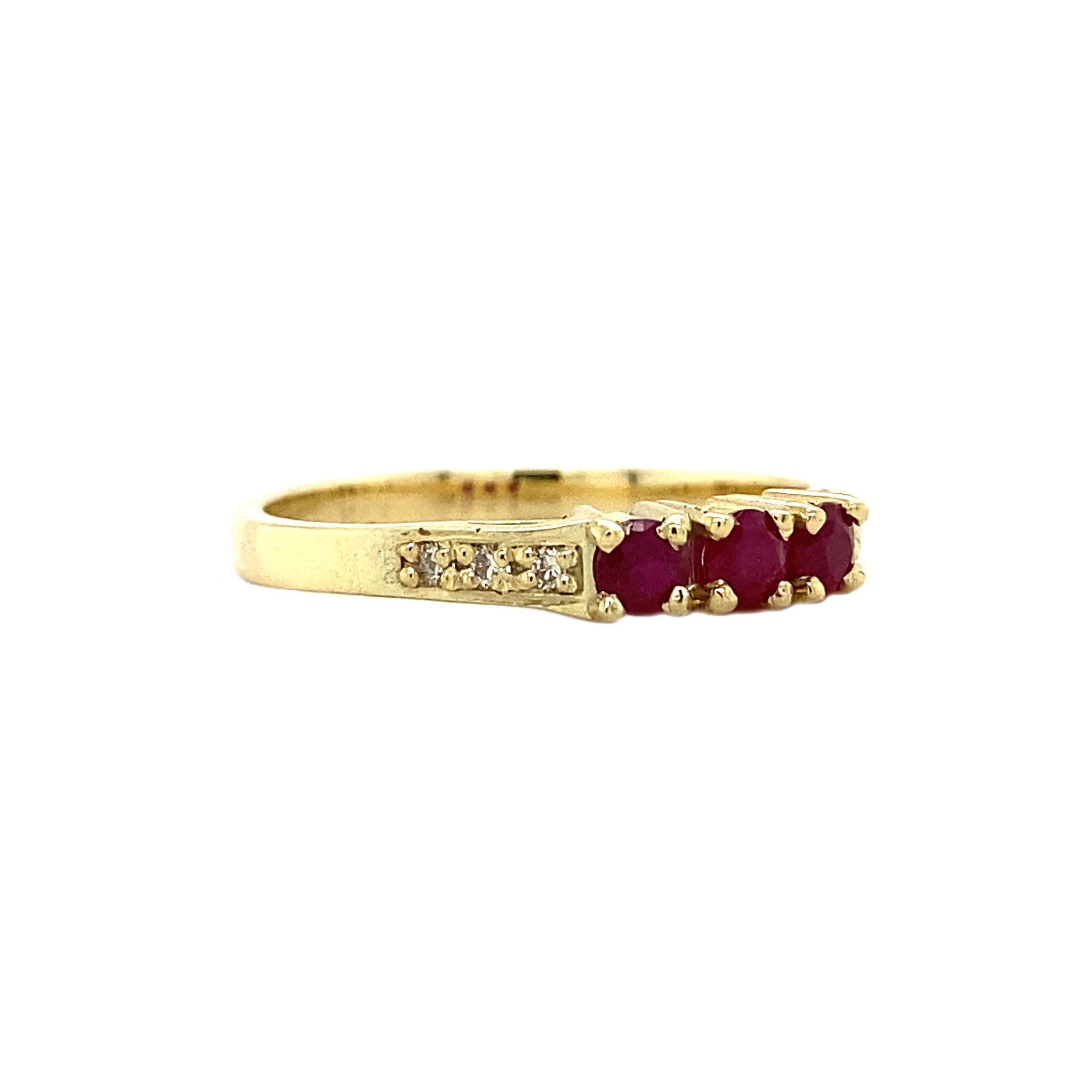 Katharine ring 14 krt - Ruby Ruby