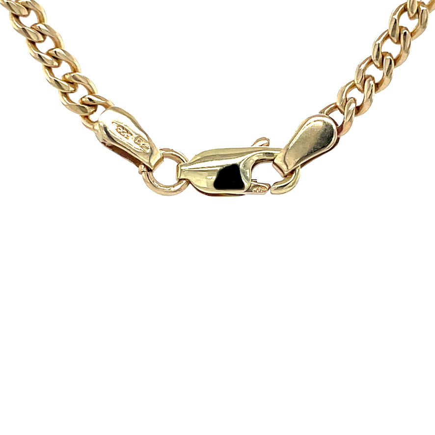Gouden vintage fantasie collier 14 krt